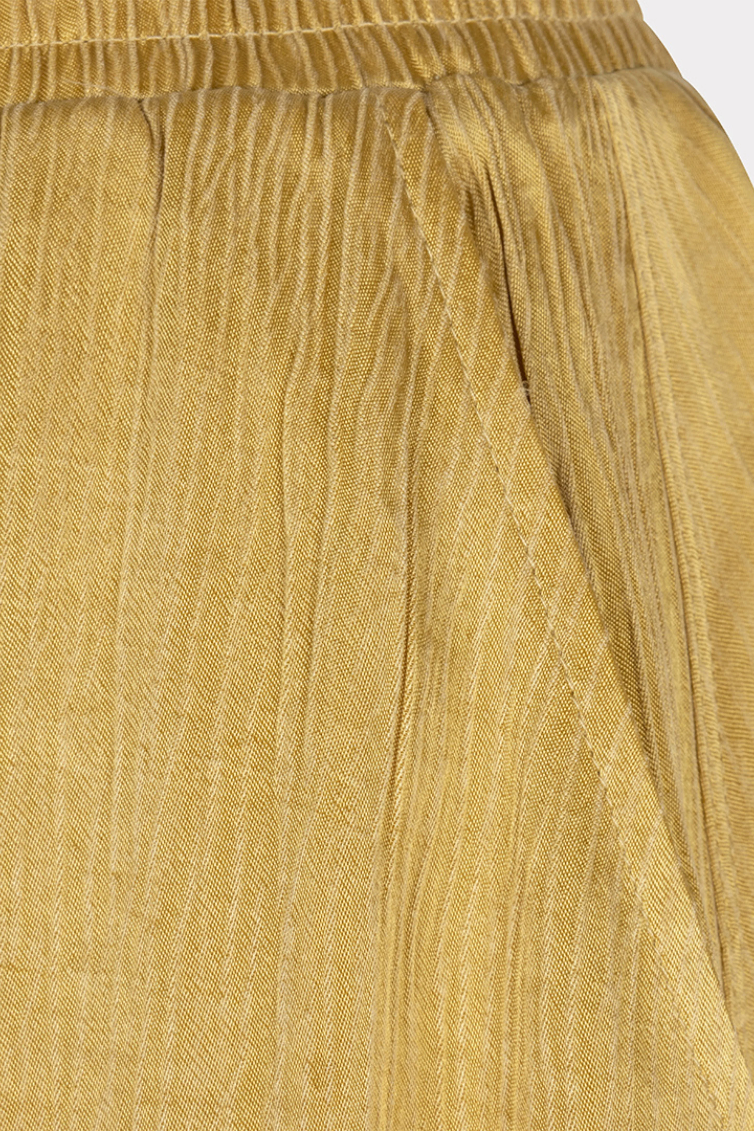 Rok Long Crinkle Cupro Golden Olive F25.05518 - Image 7