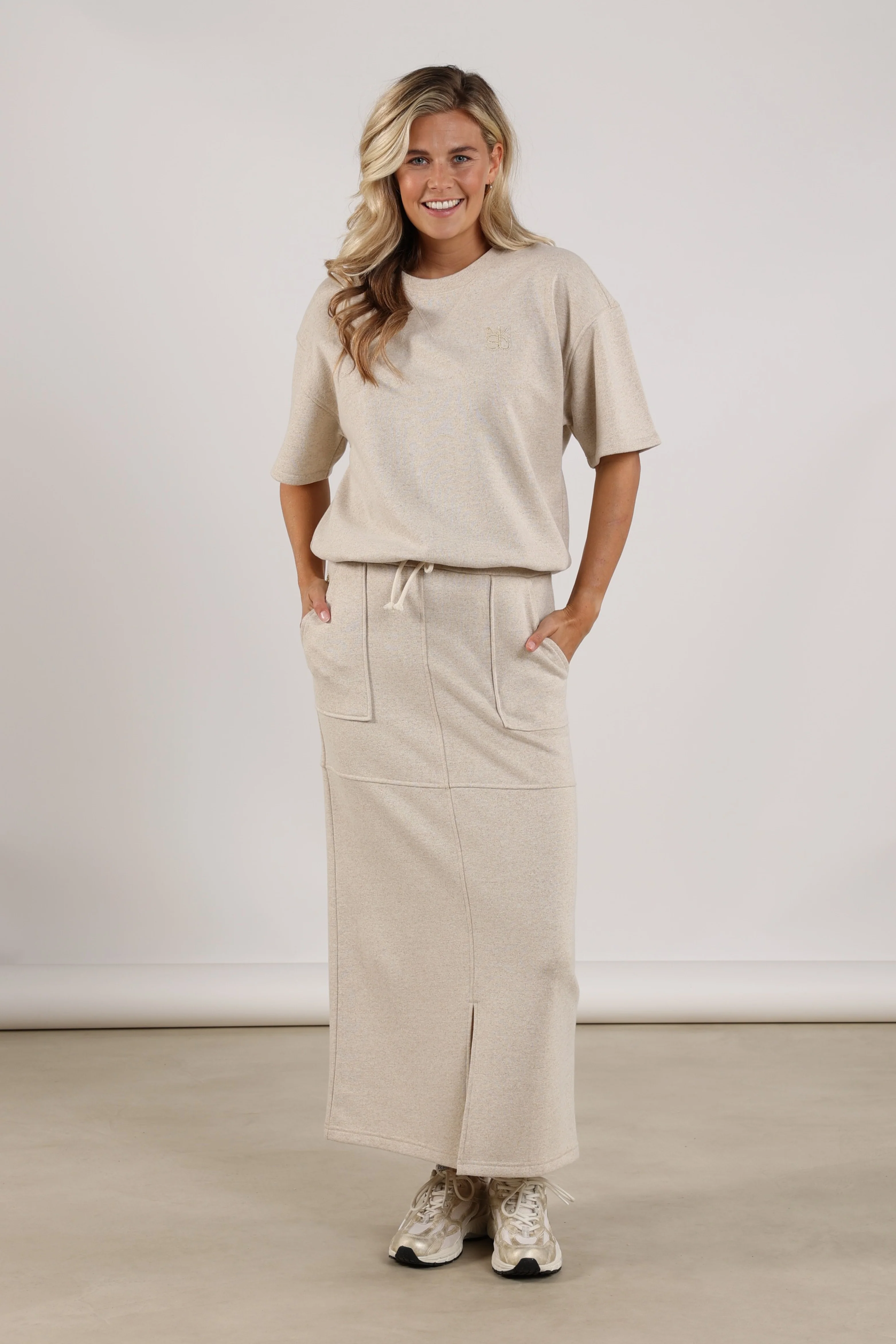 Rok Maartje Lurex Sand NKS10028 - Image 2