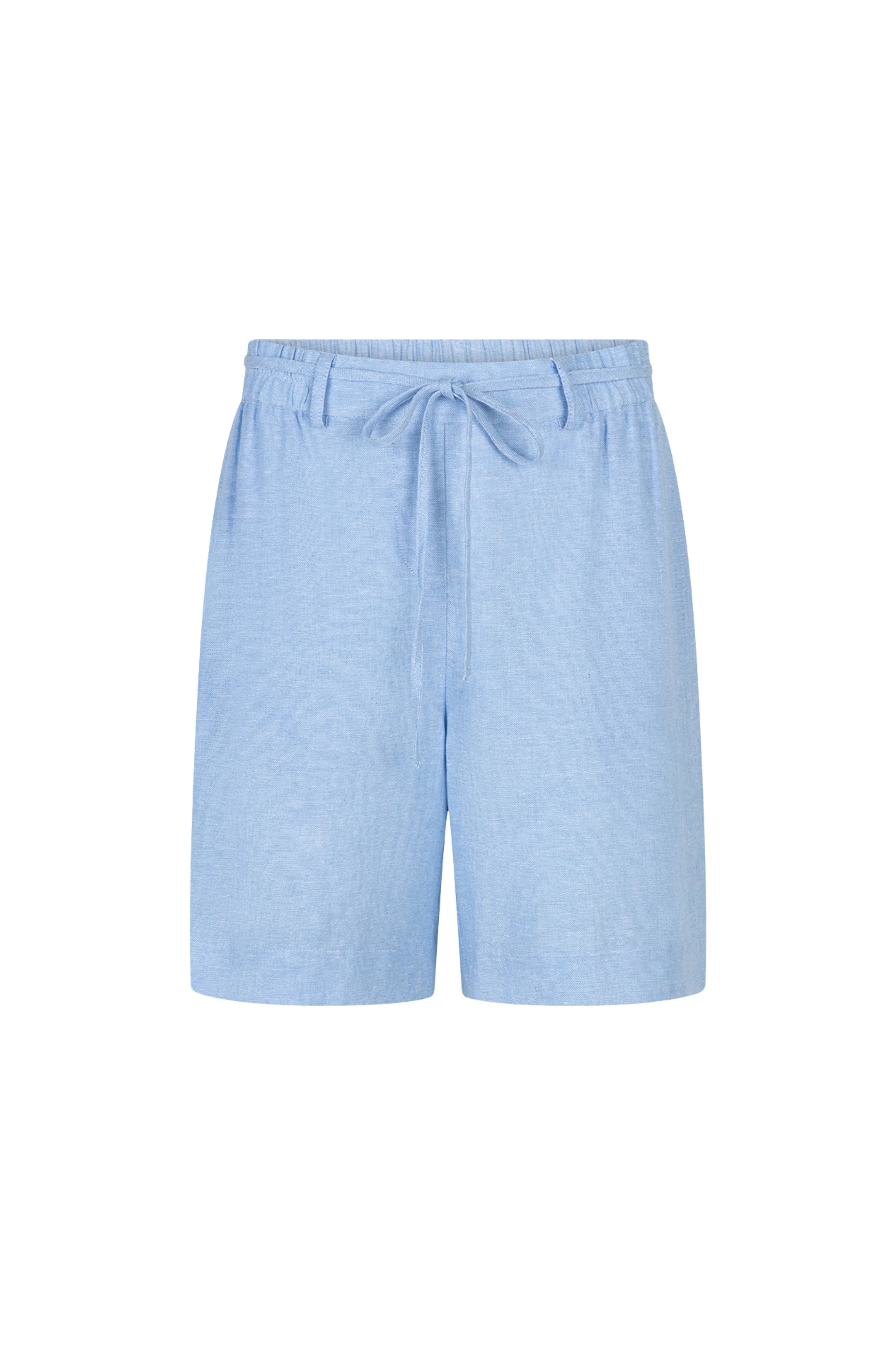 Short Cami Linen Visco Melange Light Blue SRB4831