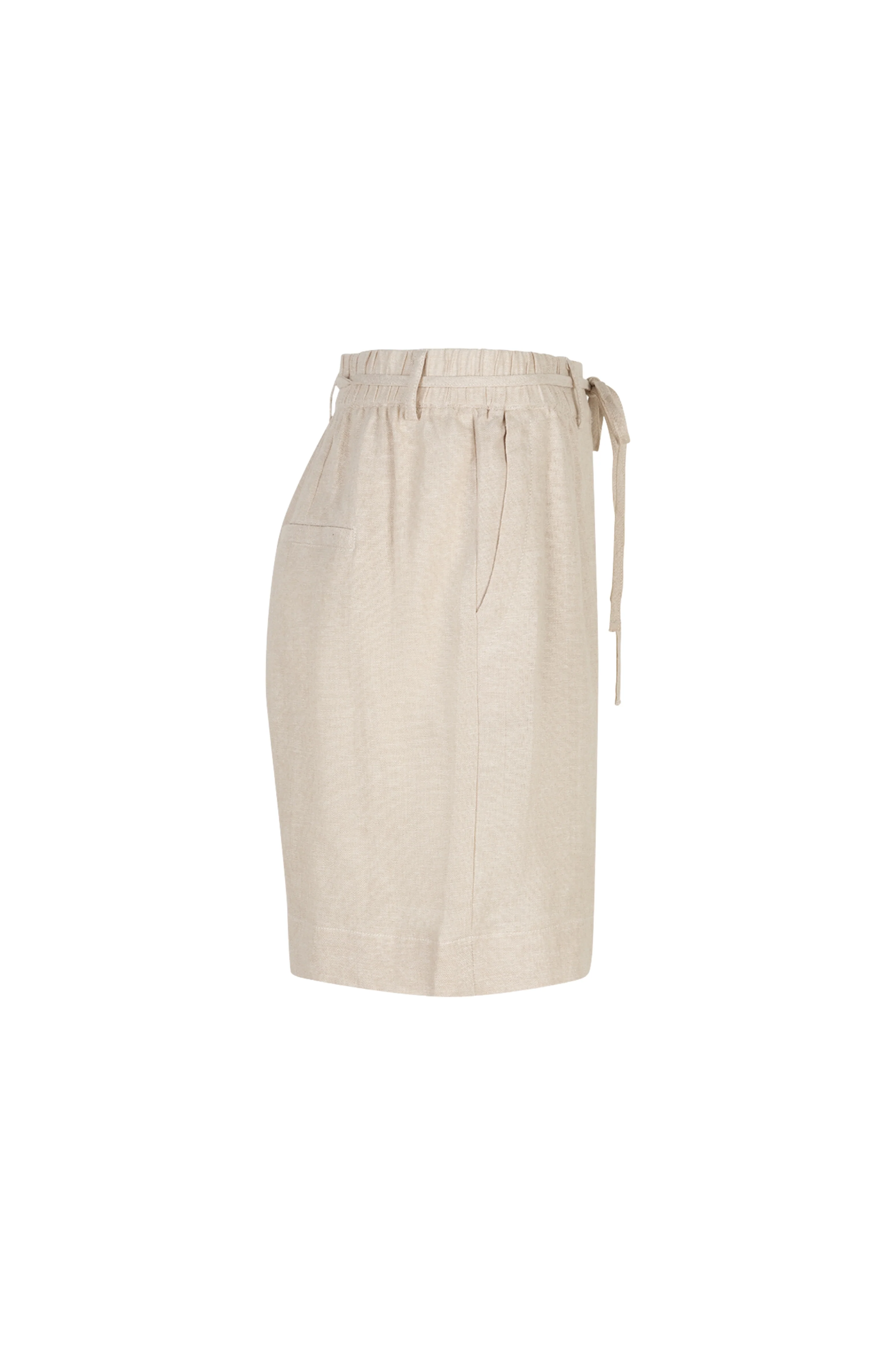 Short Cami Linen Visco Melange Pebble SRB4831 - Image 3