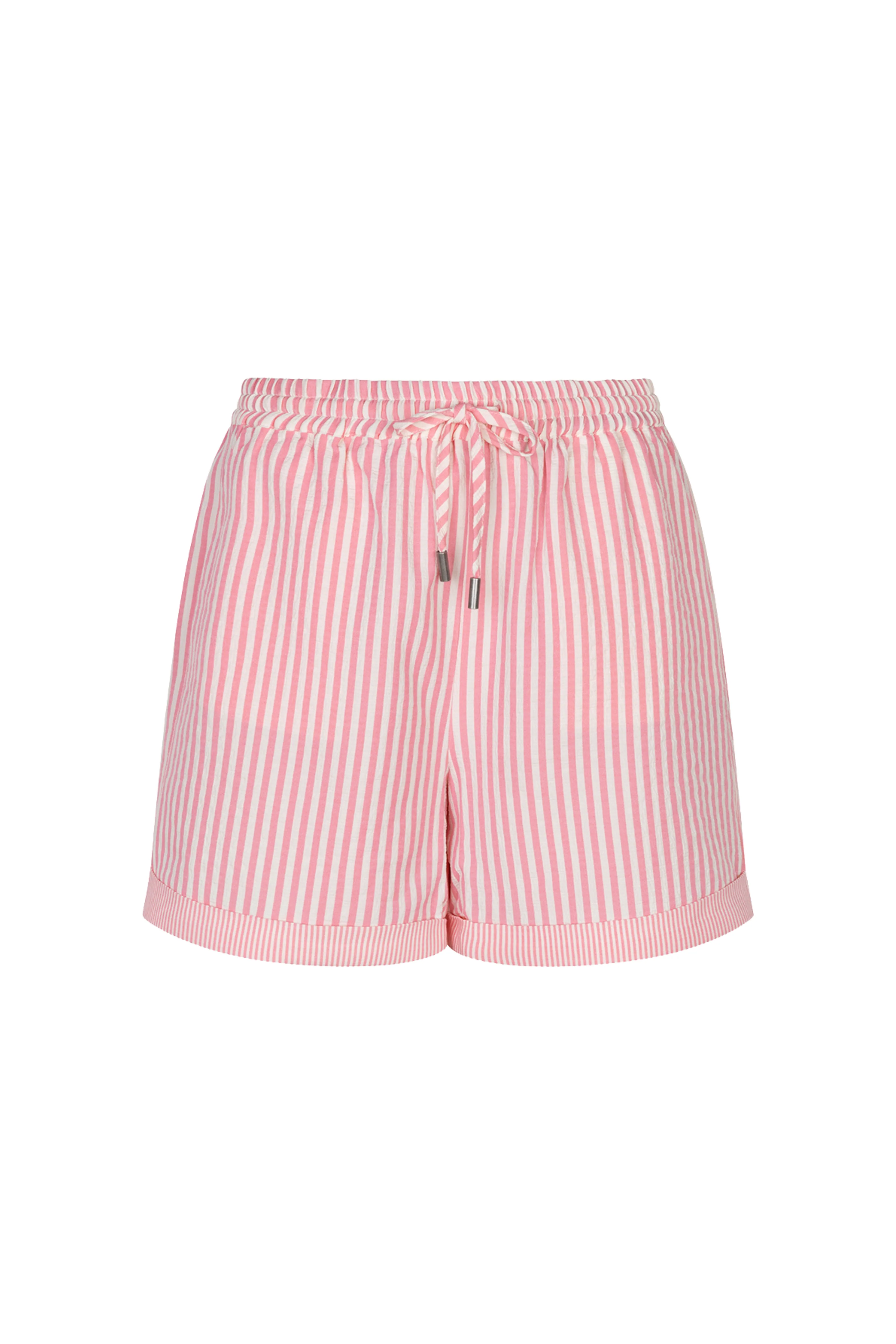 Short Contrast Stripe Offwhite Pink HS26.15203 - Image 2