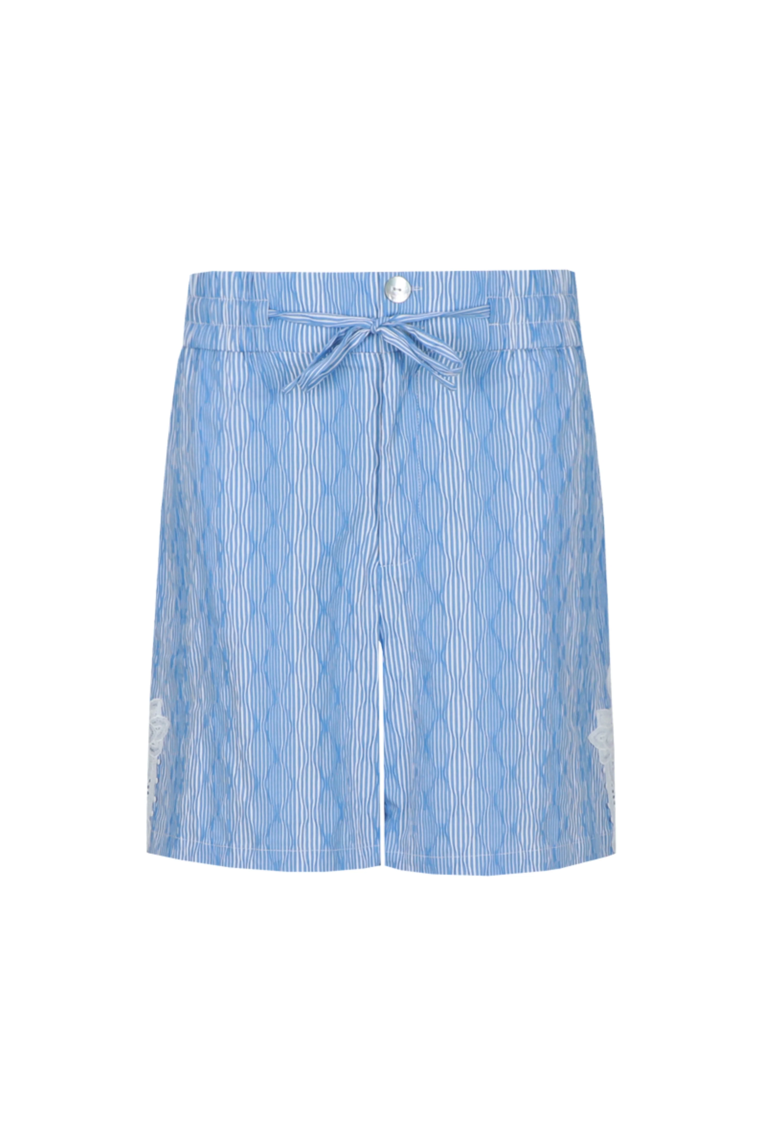 Short Inger Ice Blue Offwhite - Image 2