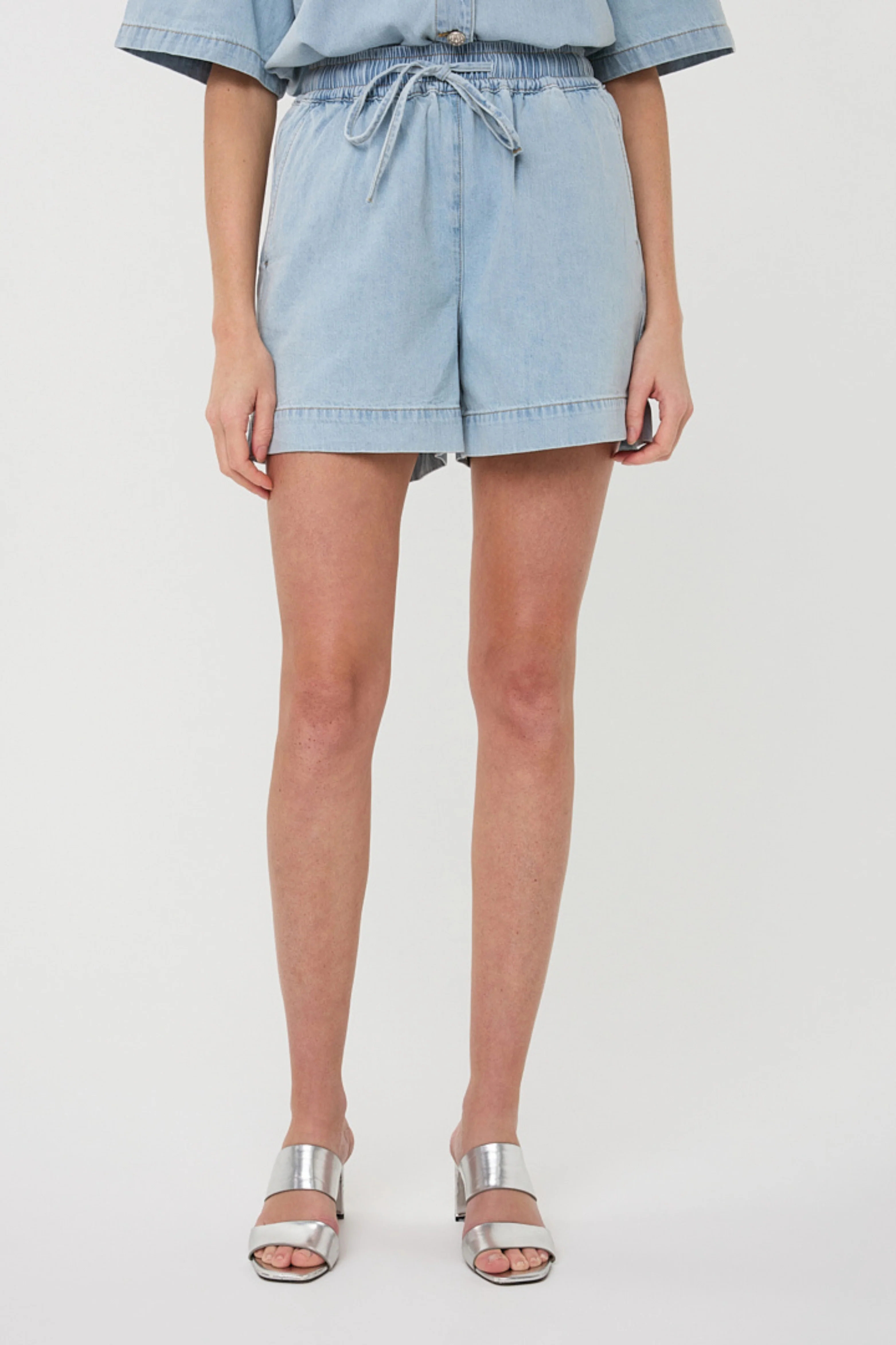 Short Light Denim Jeans Blue HS26.12207 - Image 4