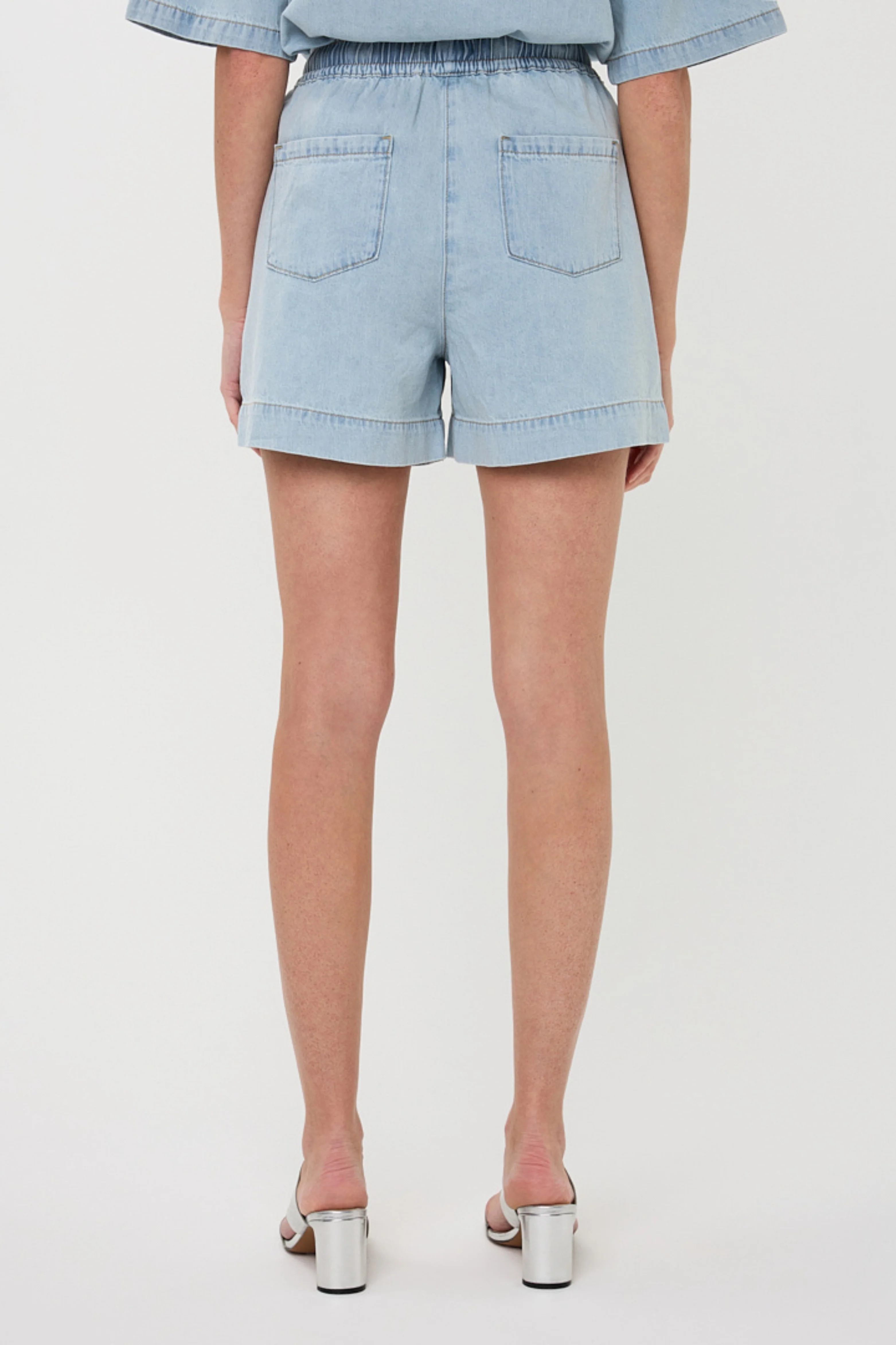 Short Light Denim Jeans Blue HS26.12207 - Image 8