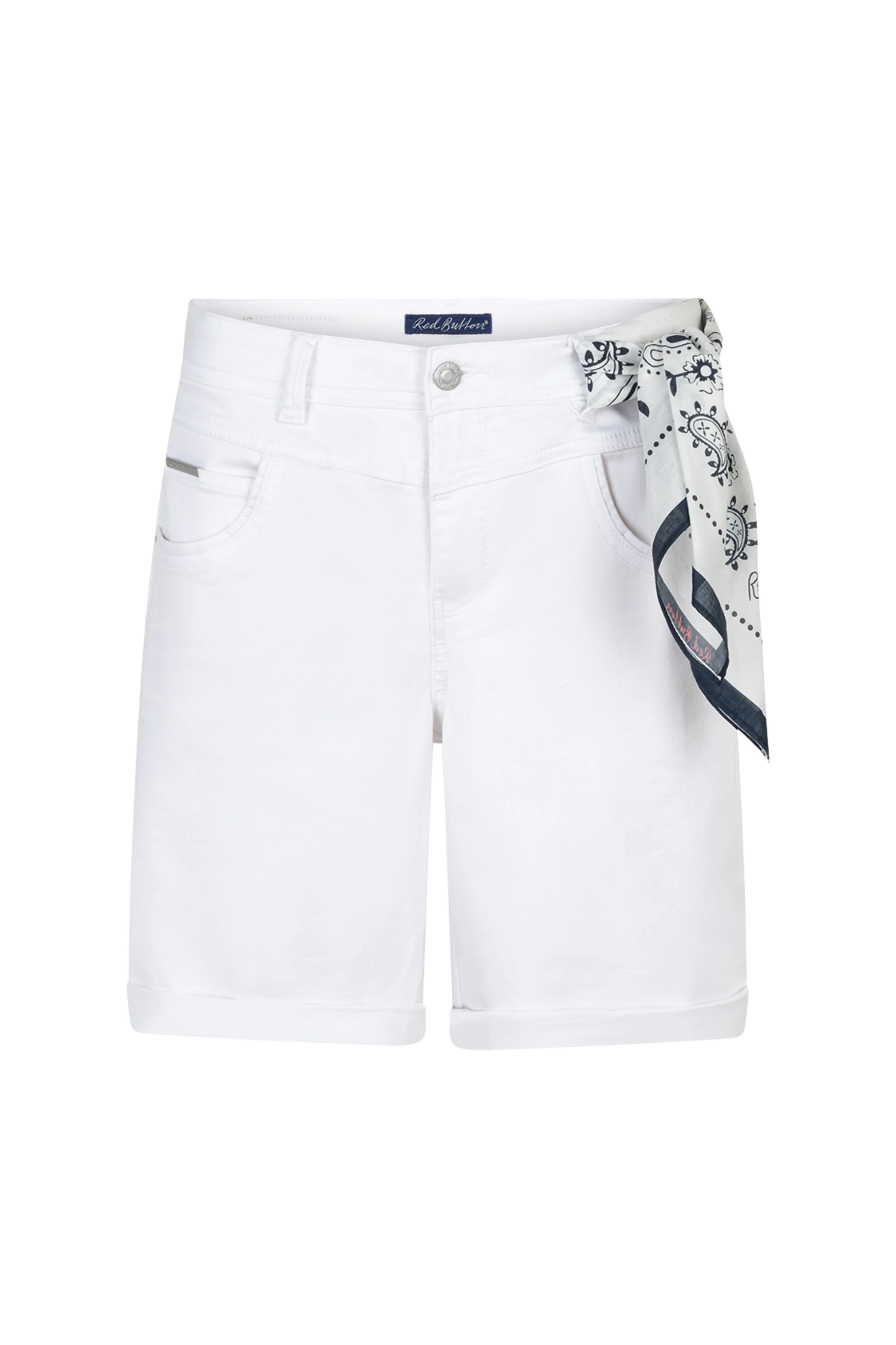 Short Relax Jog White & Scarf SRB4930 - Image 3