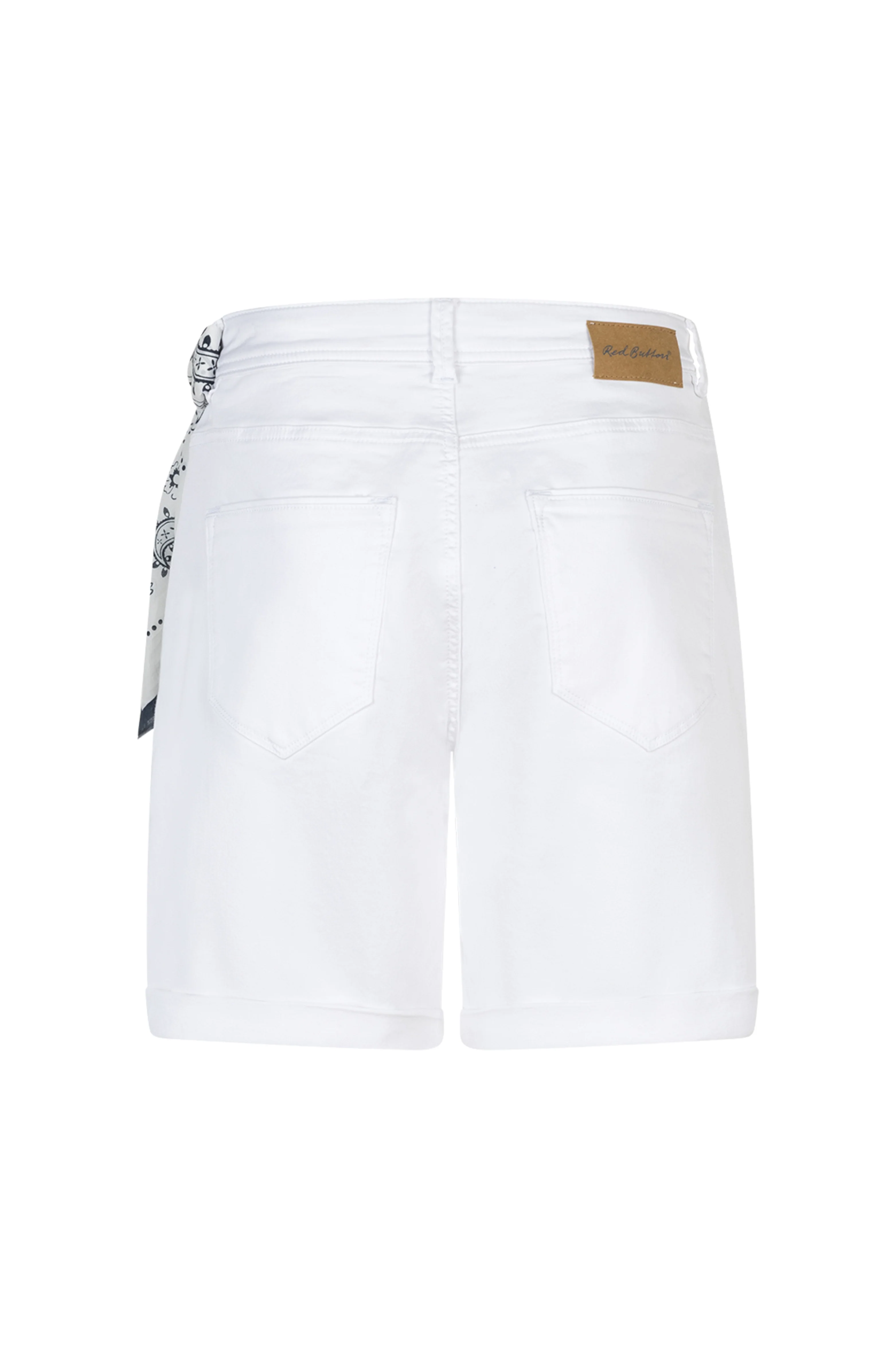 Short Relax Jog White & Scarf SRB4930 - Image 5