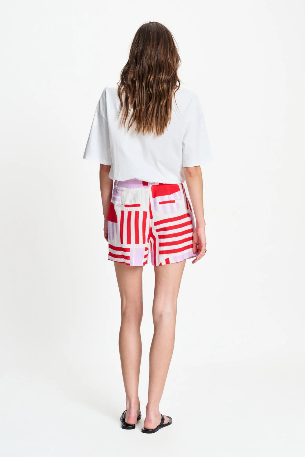 Short Sundeck Linen Multi Colour SP9595 - Image 10
