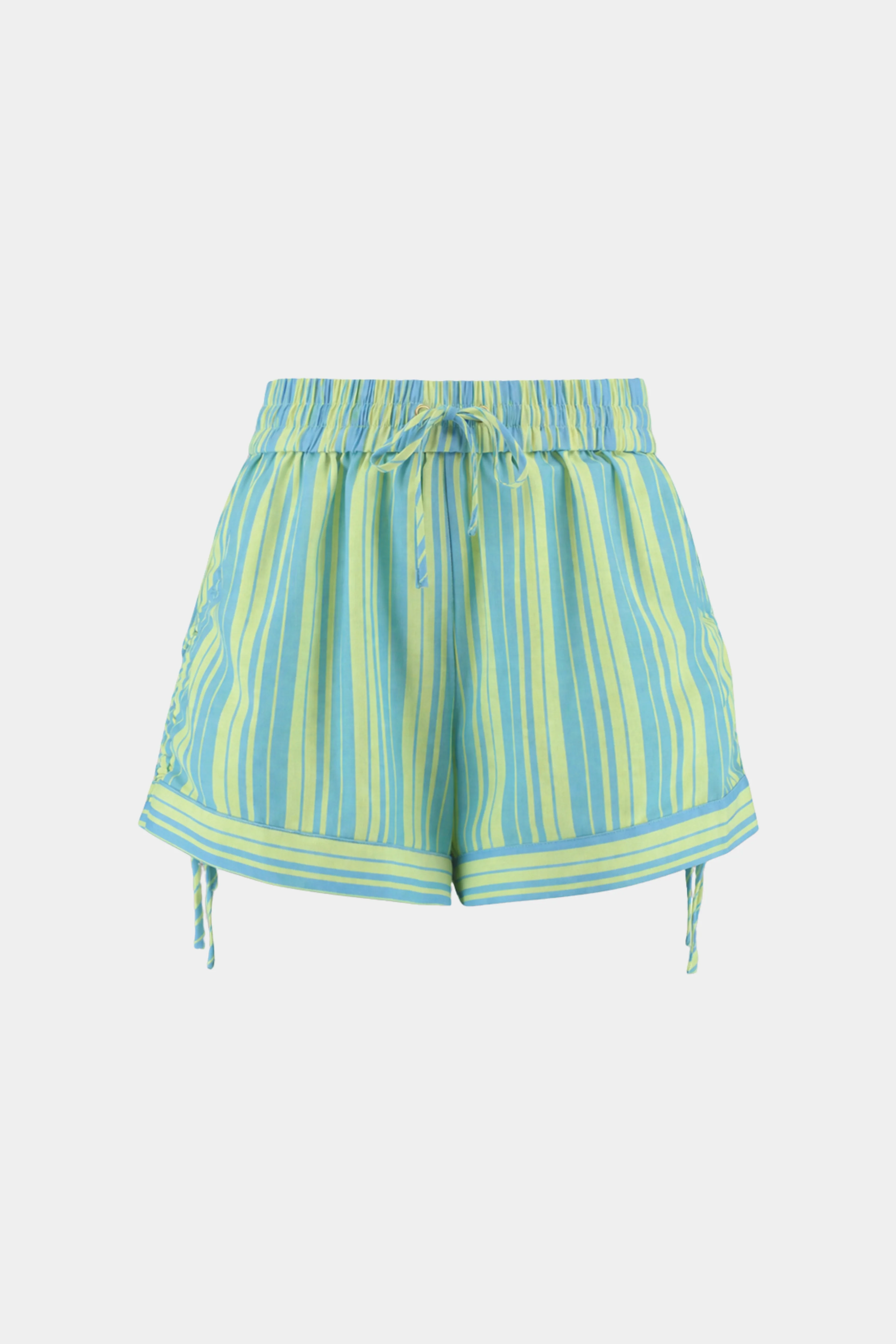 Short Yessie Blue Yellow Stripe HS6P110 - Image 2