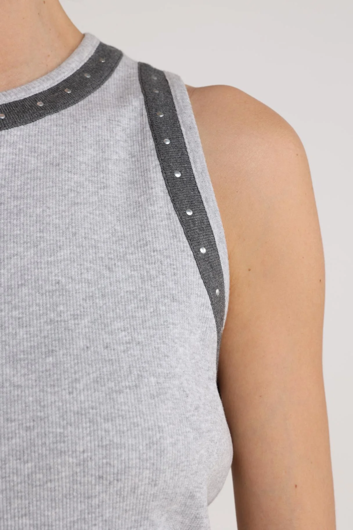 Singlet Nice Light Grey NKF06002 - Image 6