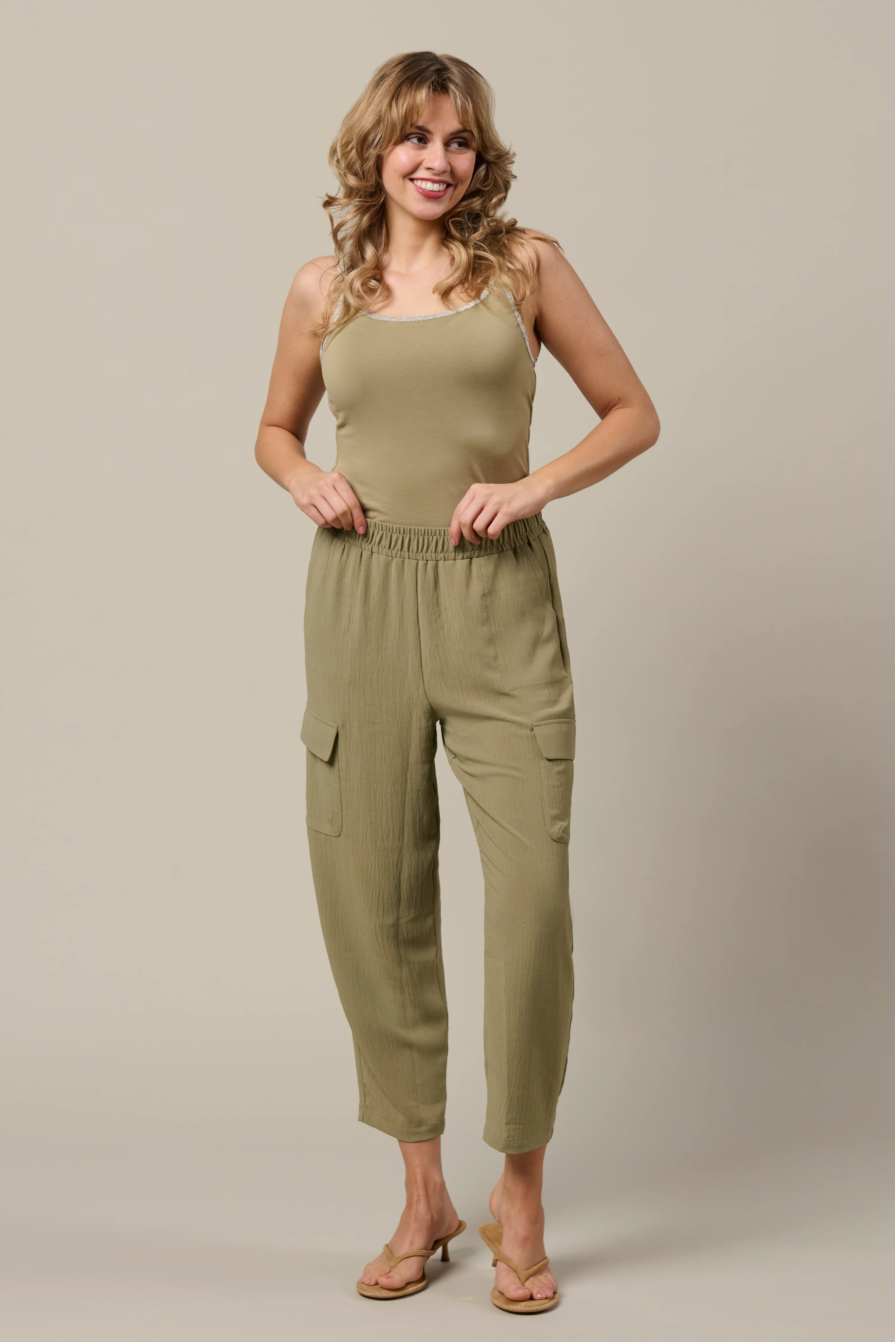 Singlet Selly Khaki SG112 - Image 5