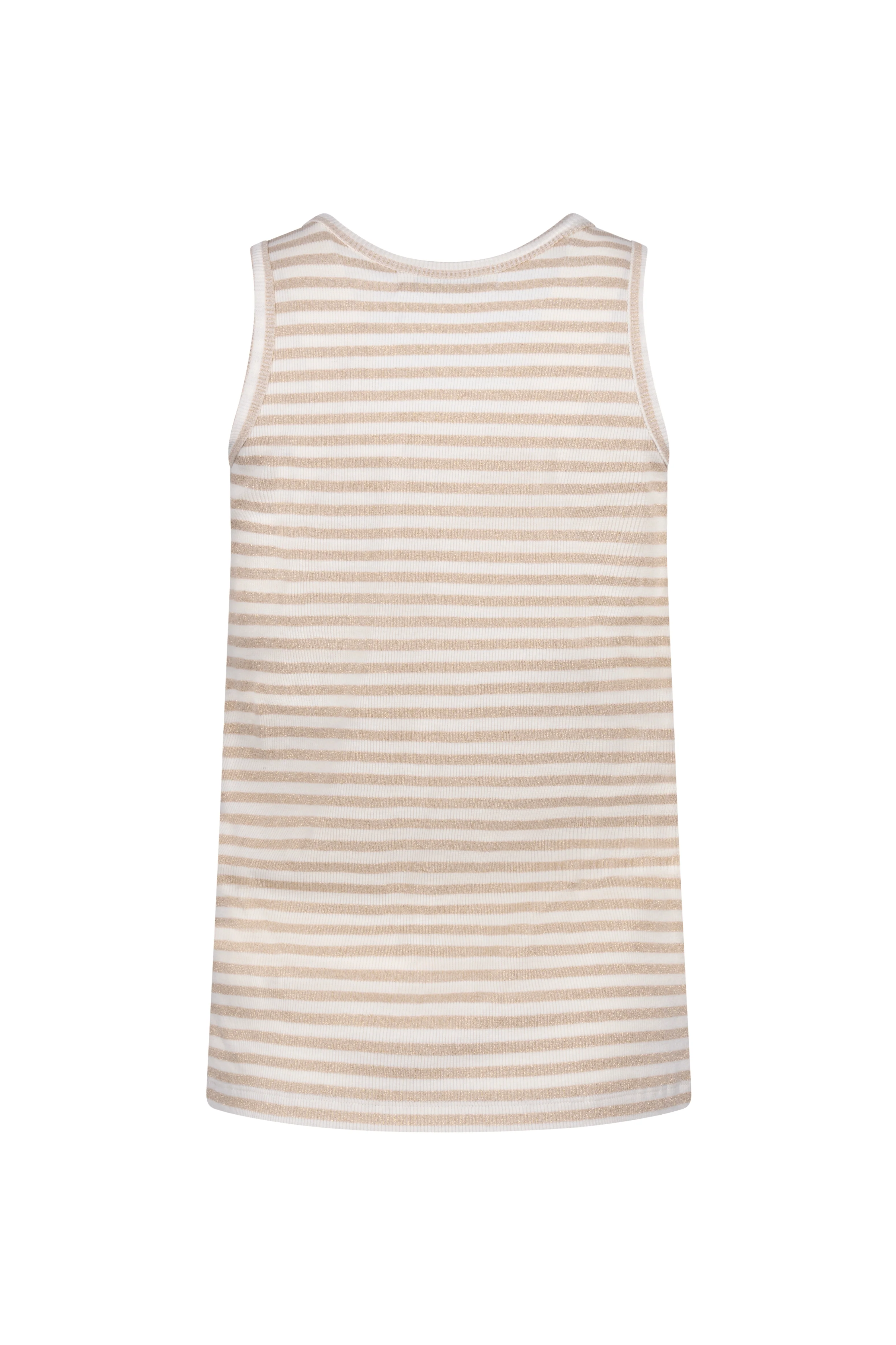 Singlet Steffie Lurex Offwhite Gold NKS01168 - Image 11