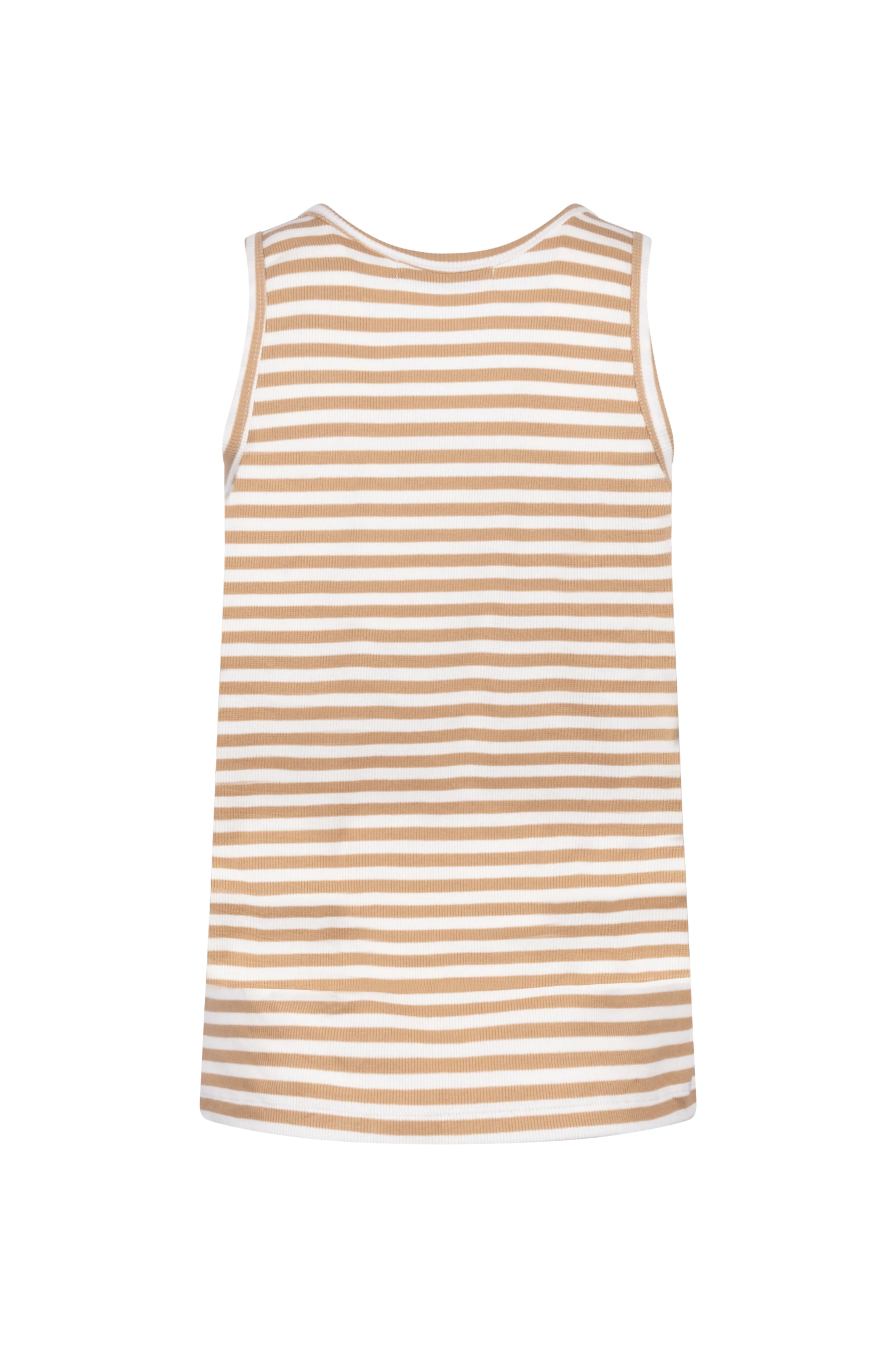 Singlet Steffie Offwhite Camel NKS01169 - Image 5