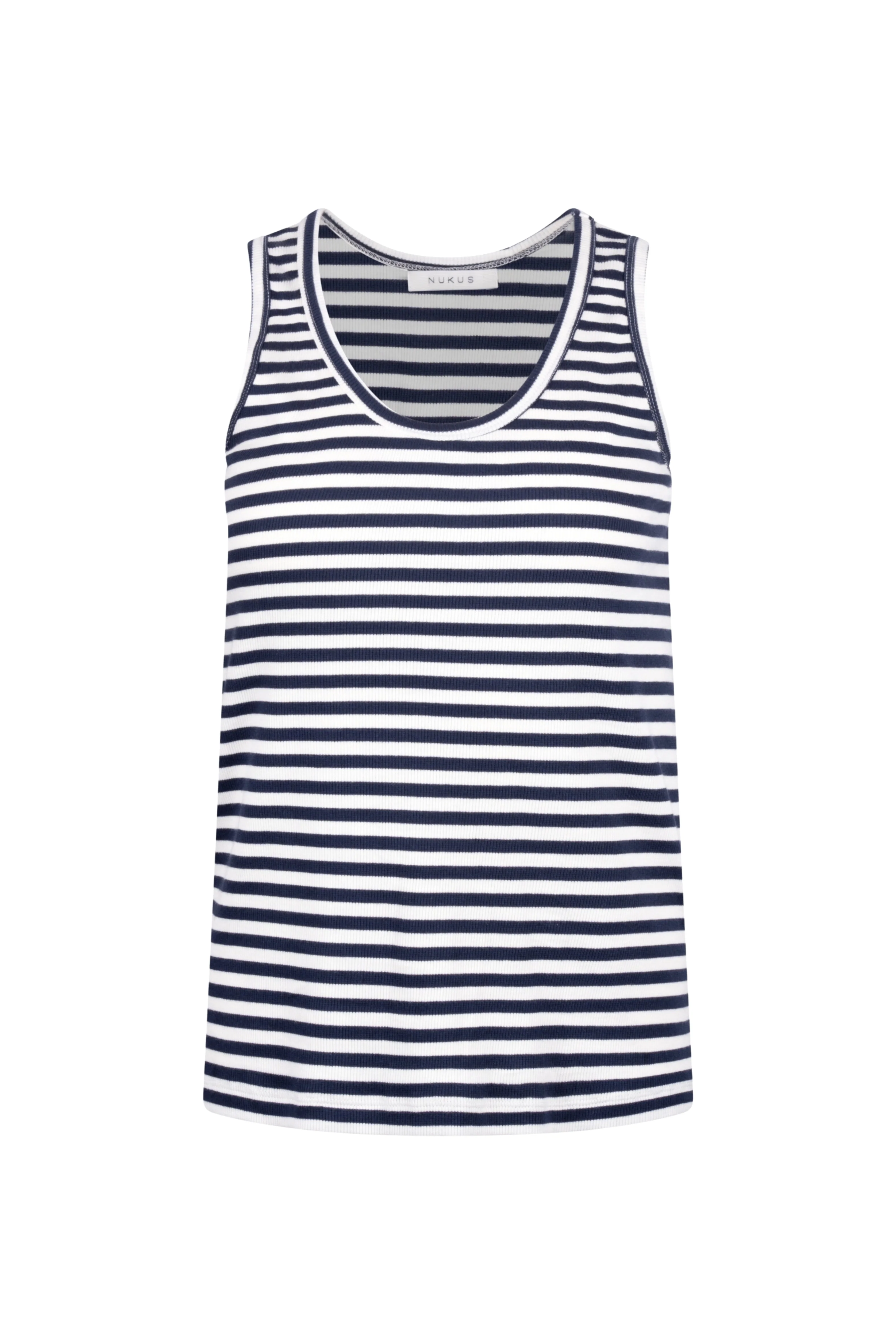 Singlet Steffie Offwhite Navy NKS01169 - Image 3