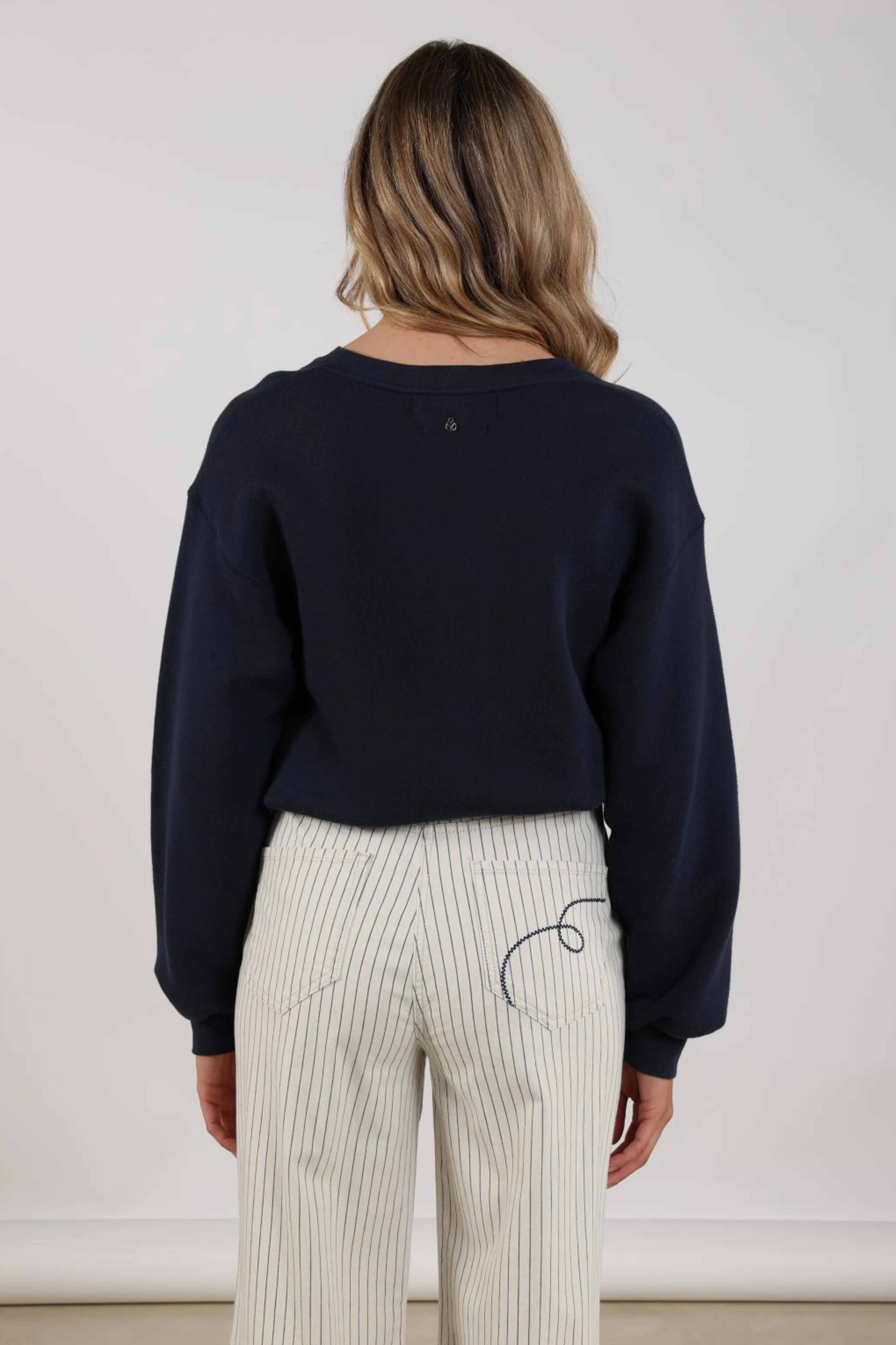Sweater Amalia Iconic Navy NKS03064 - Image 3