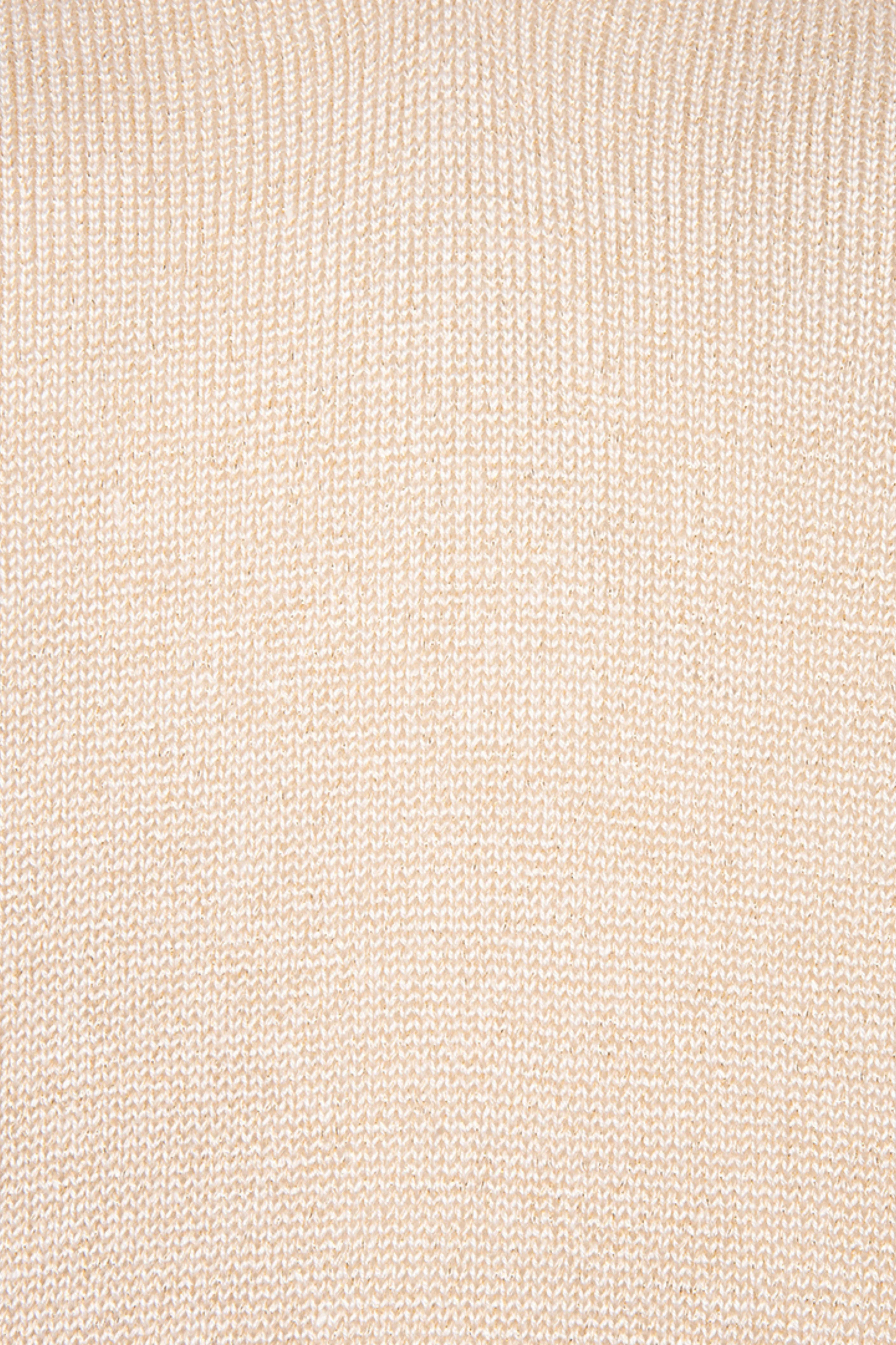 Sweater Batwing V-neck Lurex Ivory SP25.31004 - Image 6