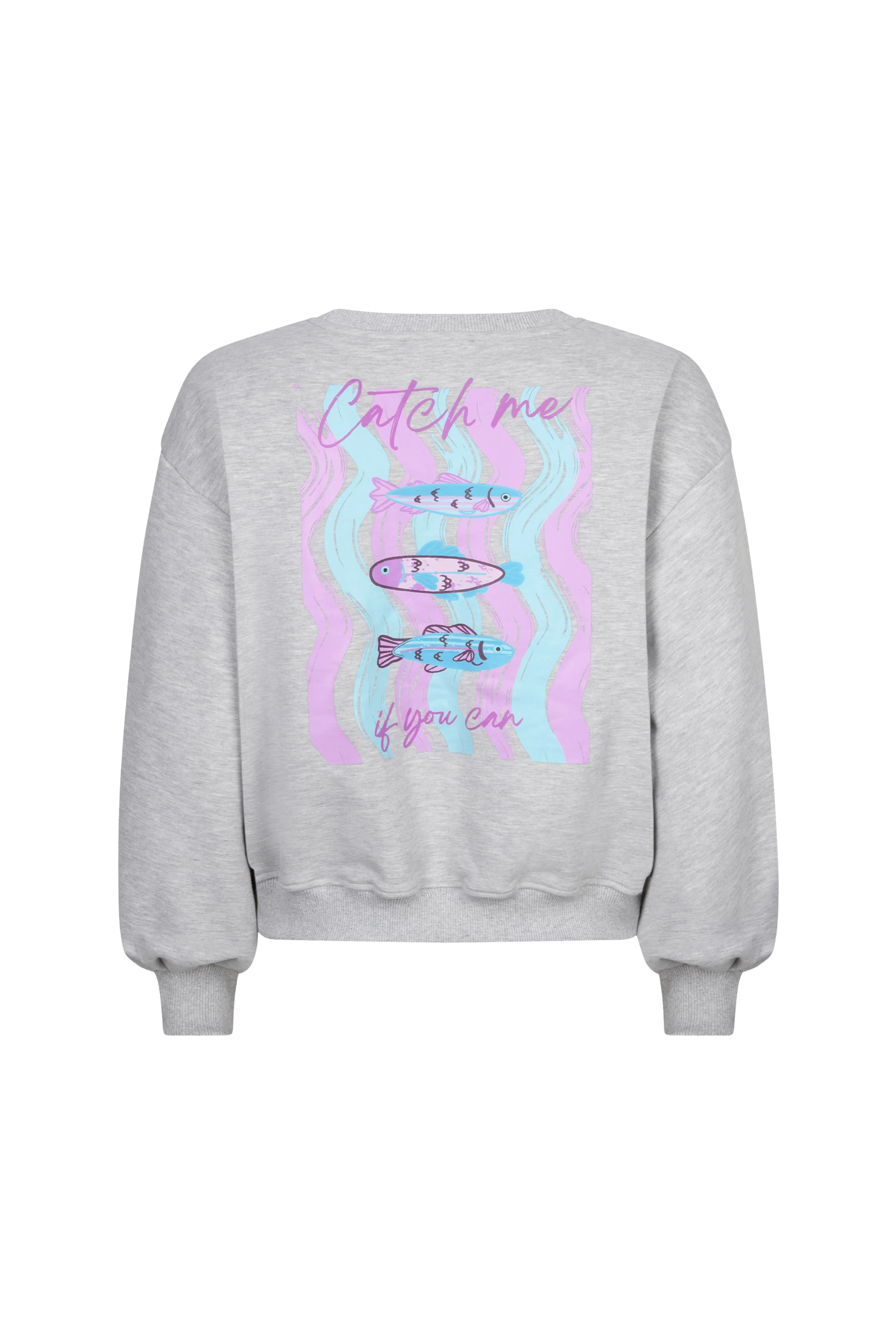 Sweater Catch Me Grey Melange - Image 4