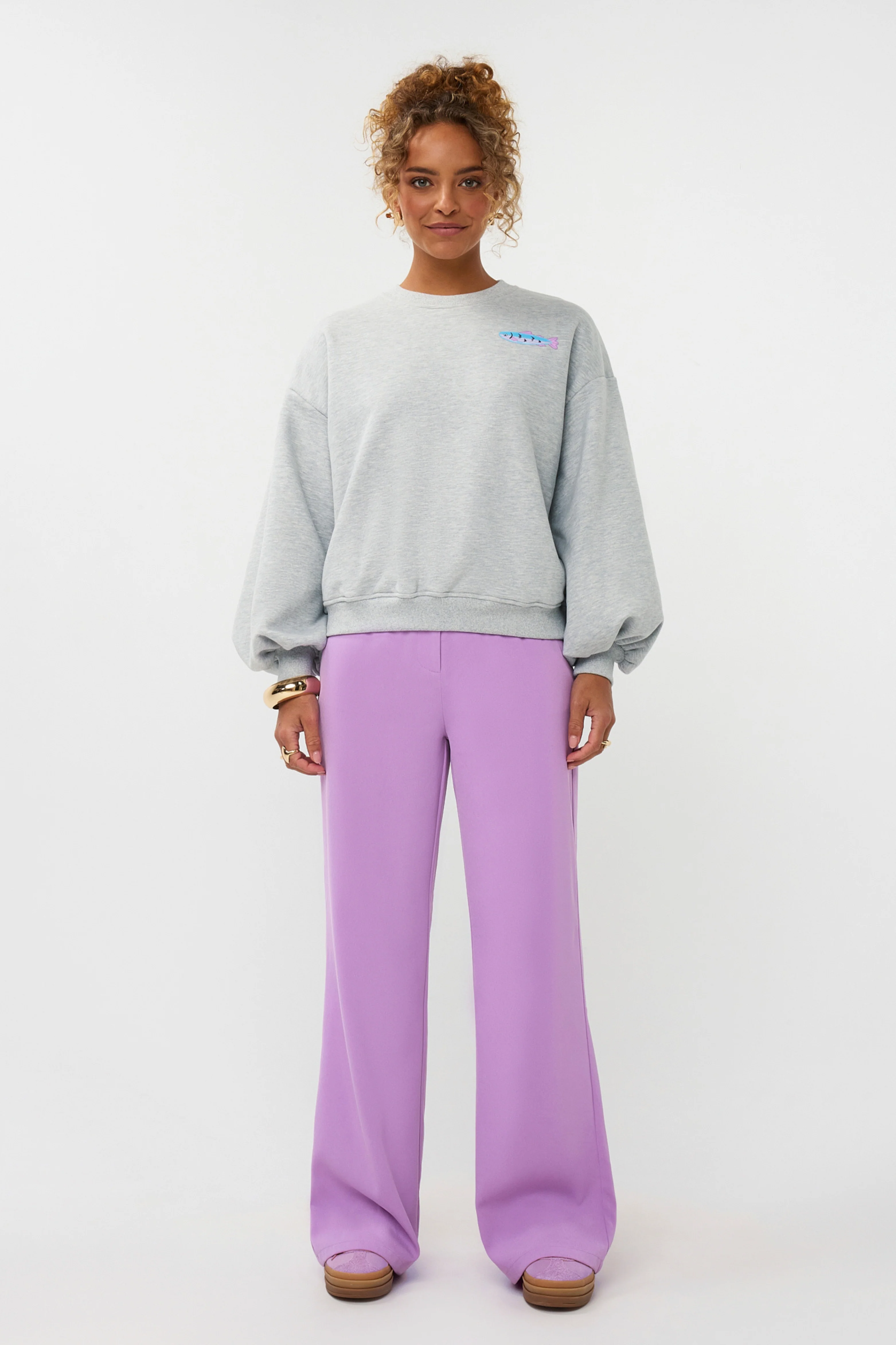 Sweater Catch Me Grey Melange - Image 7