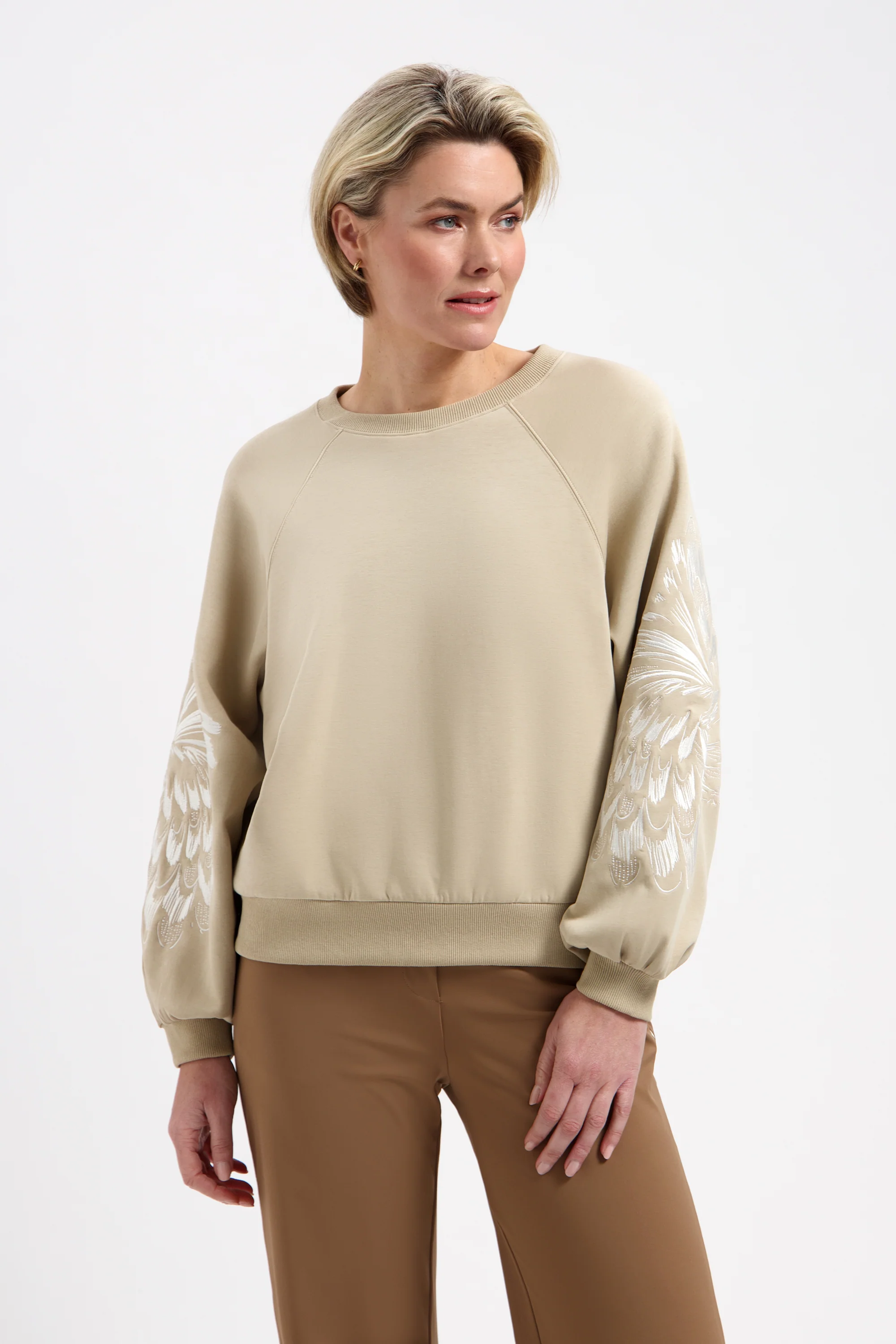 Sweater Coby Sand L25-301-3173 - Image 2
