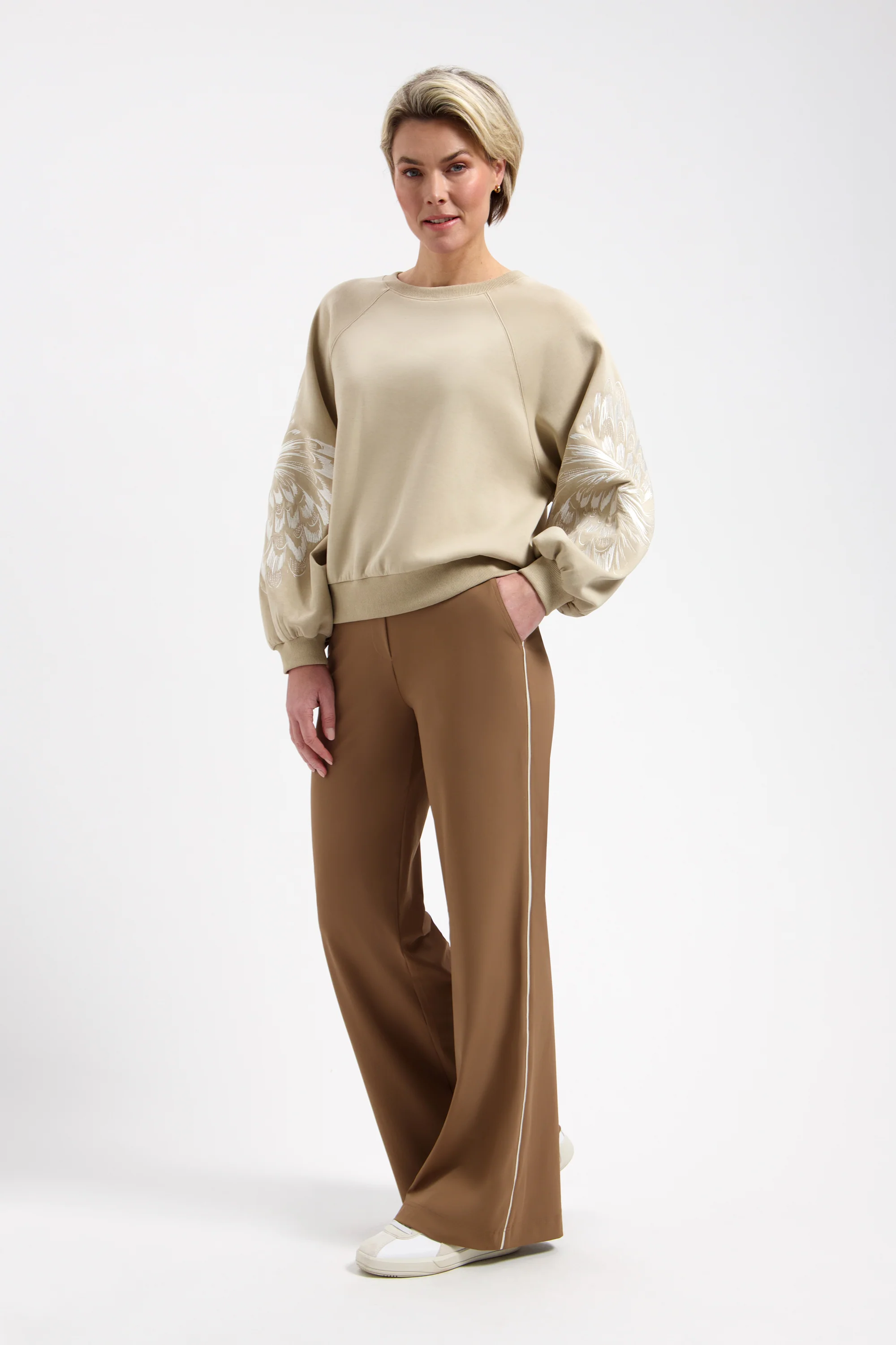 Sweater Coby Sand L25-301-3173 - Image 5