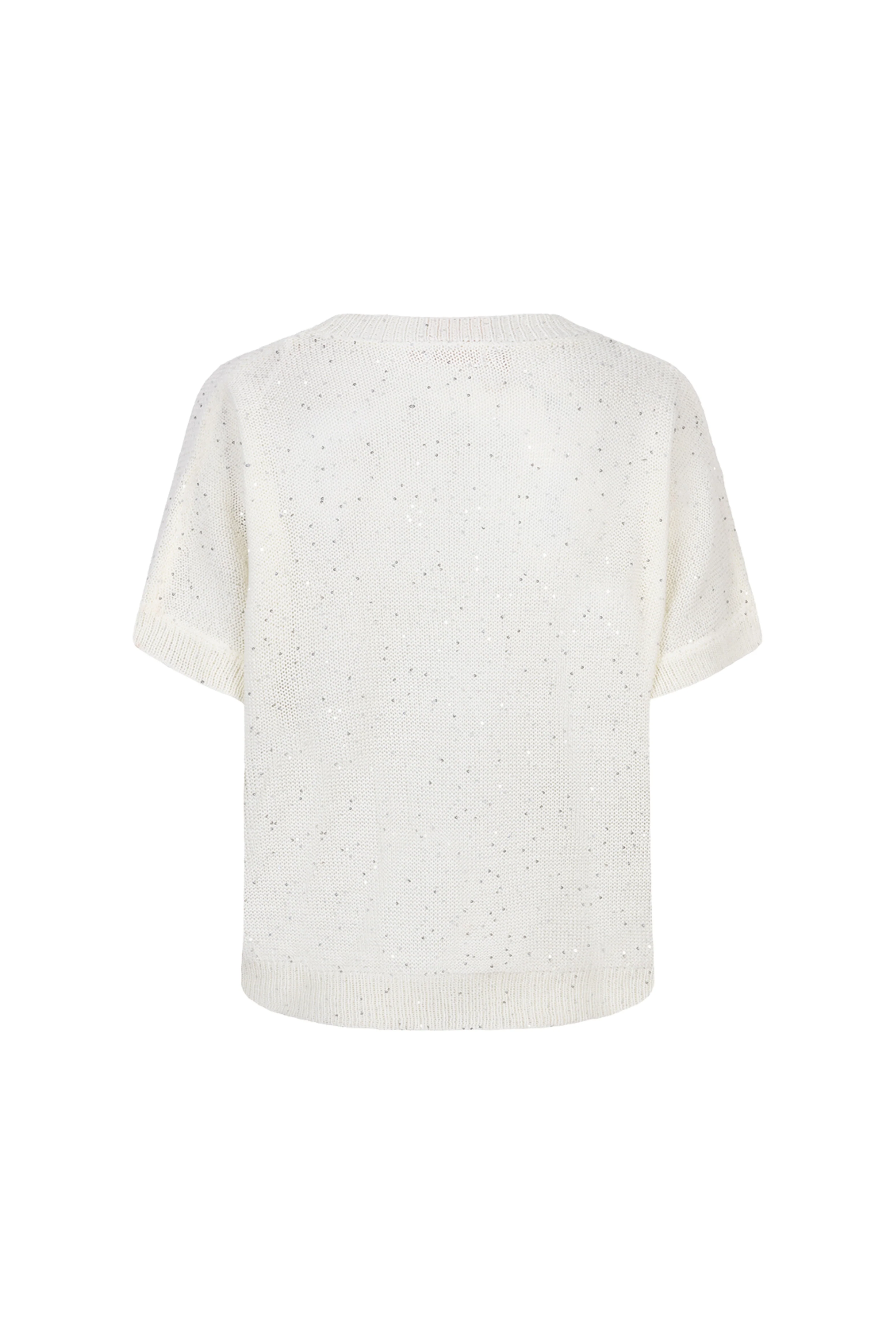 Sweater Embroidery Flowers Offwhite HS26.02220 - Image 4