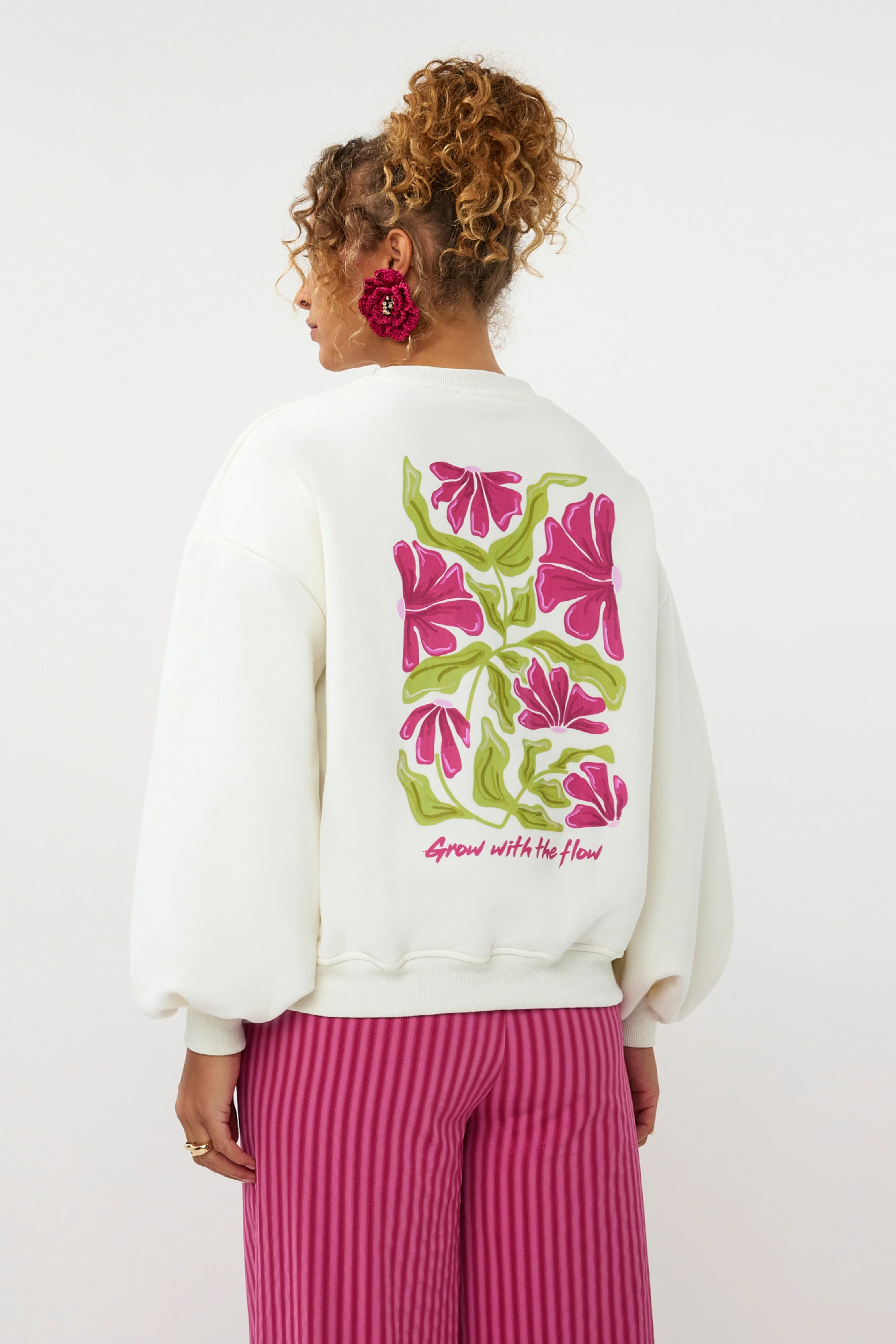 Sweater Grow With The Flow Ecru