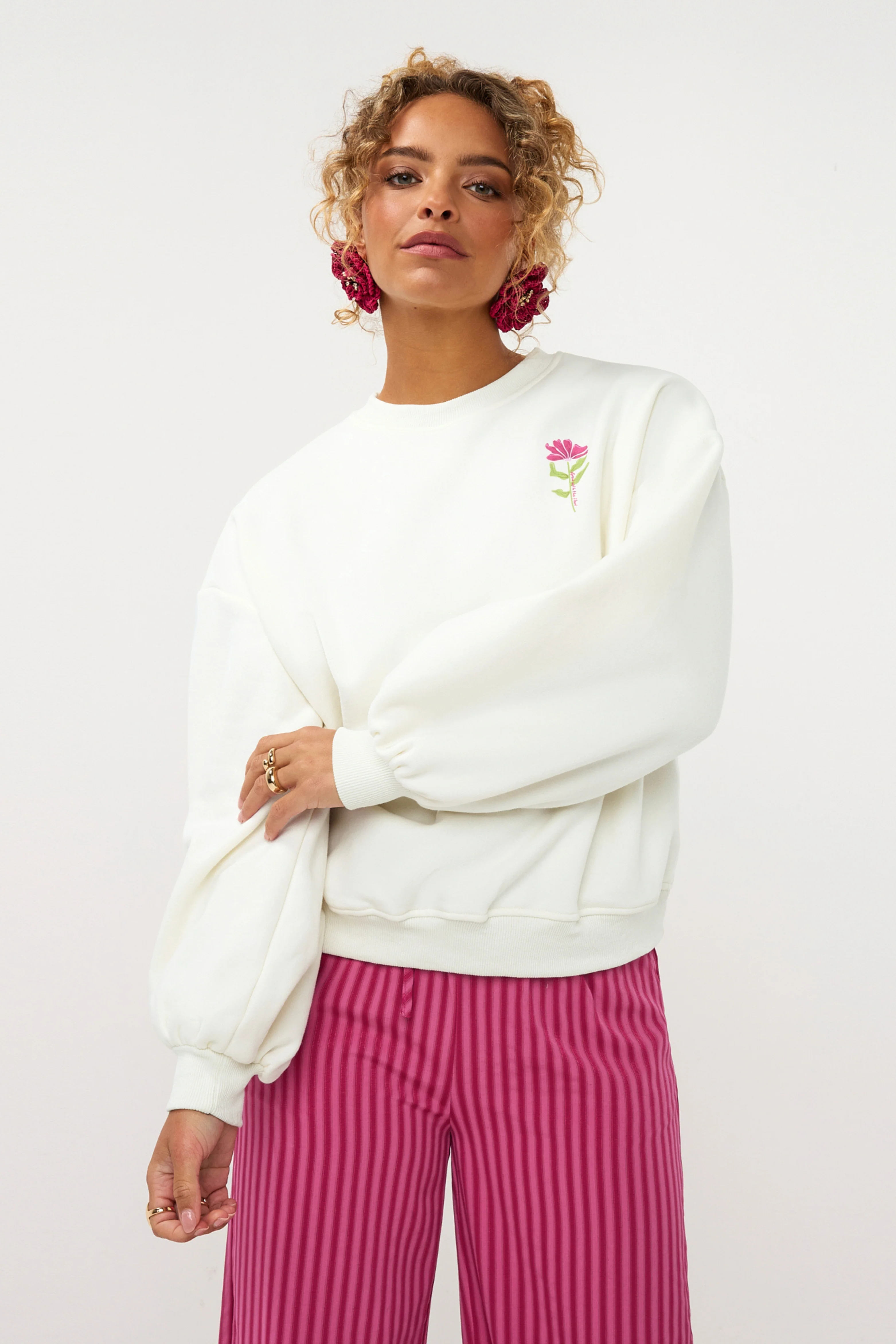 Sweater Grow With The Flow Ecru - Image 2