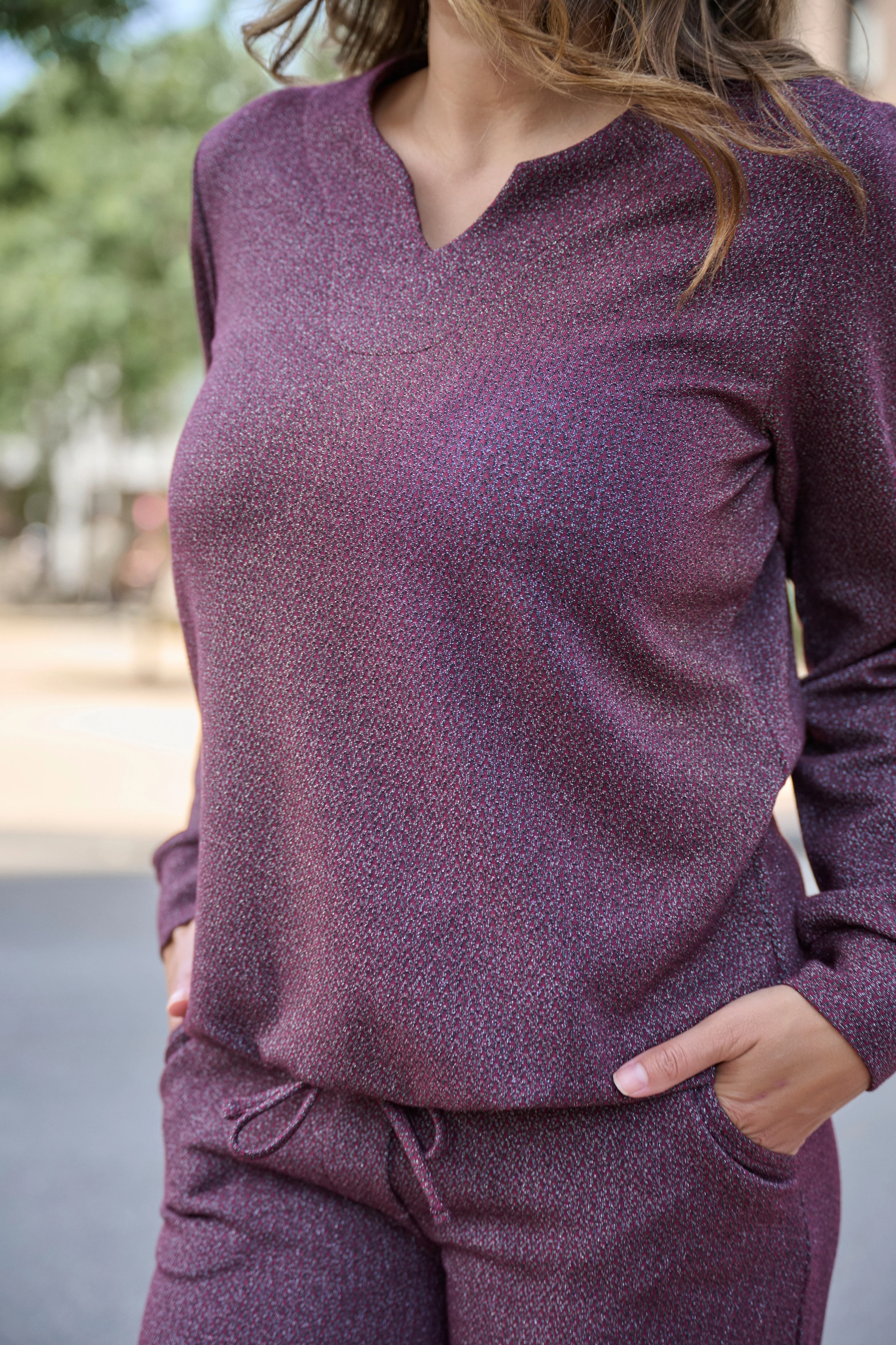 Sweater Margot Bordeaux 255 - Image 2