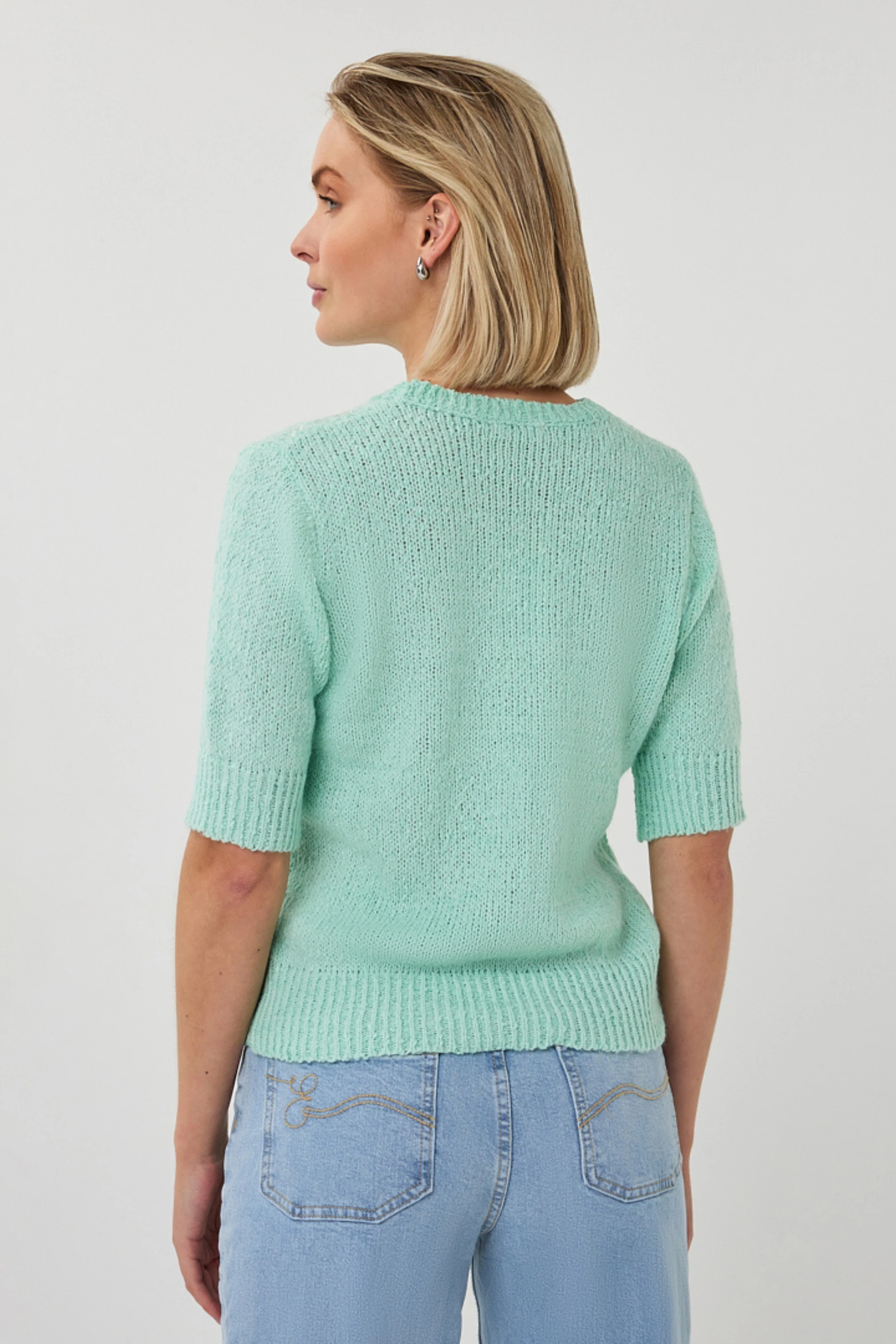 Sweater Sequins Light Mint SP26.02004 - Image 6