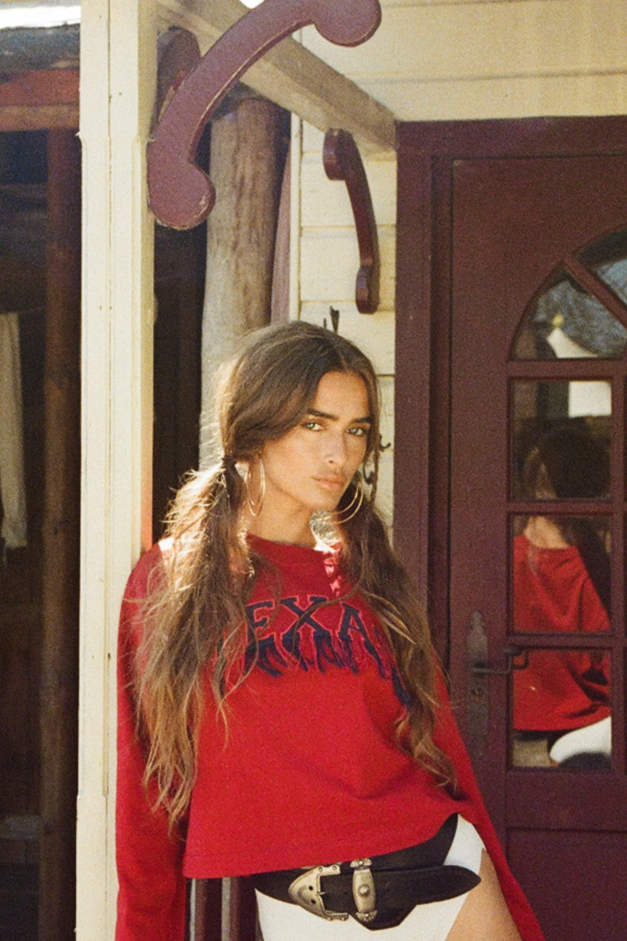 Sweater Stevie Cropped Bordeaux - Image 3