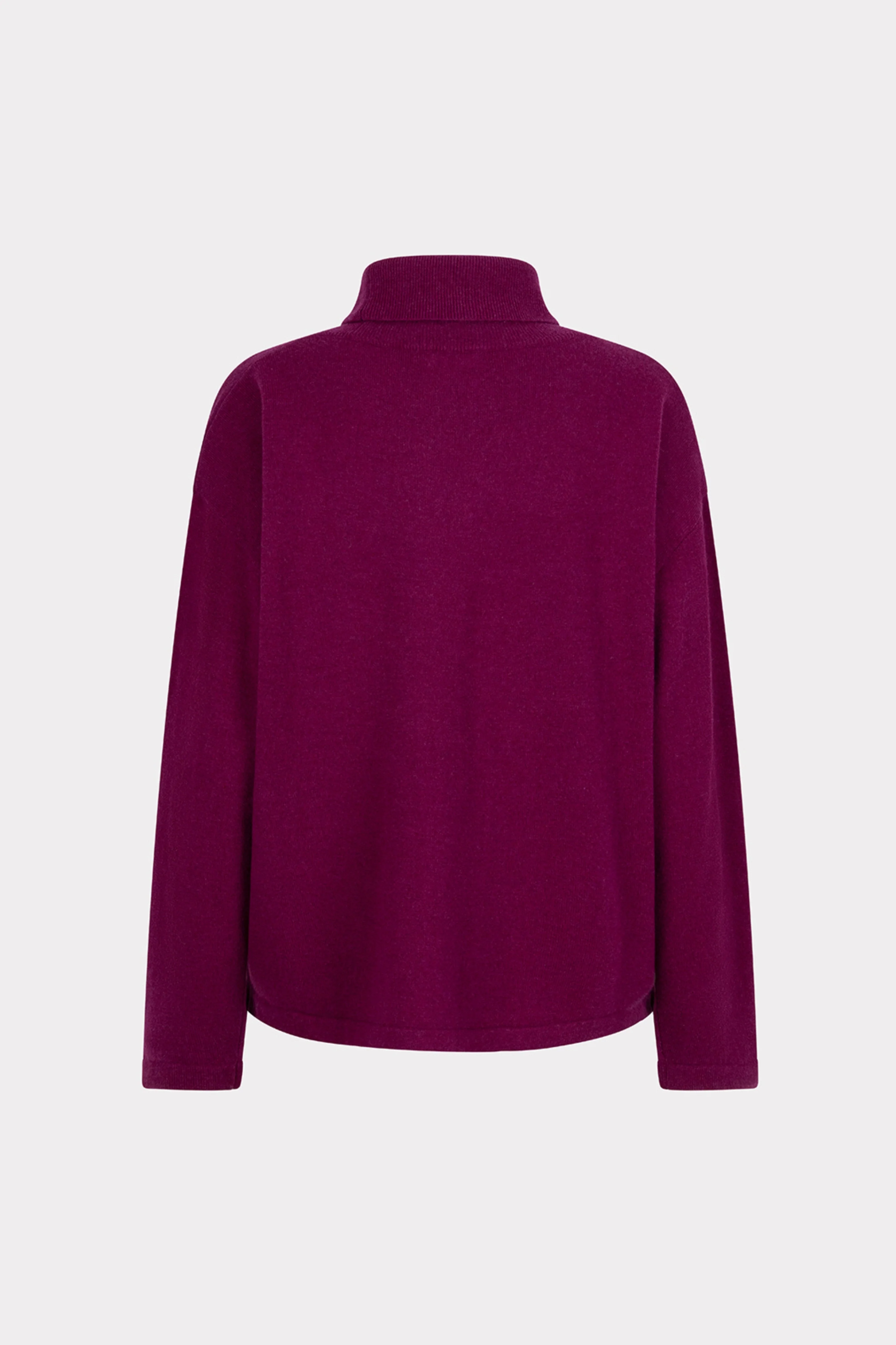 Sweater Wool Col Maroon W25.07703 - Image 3