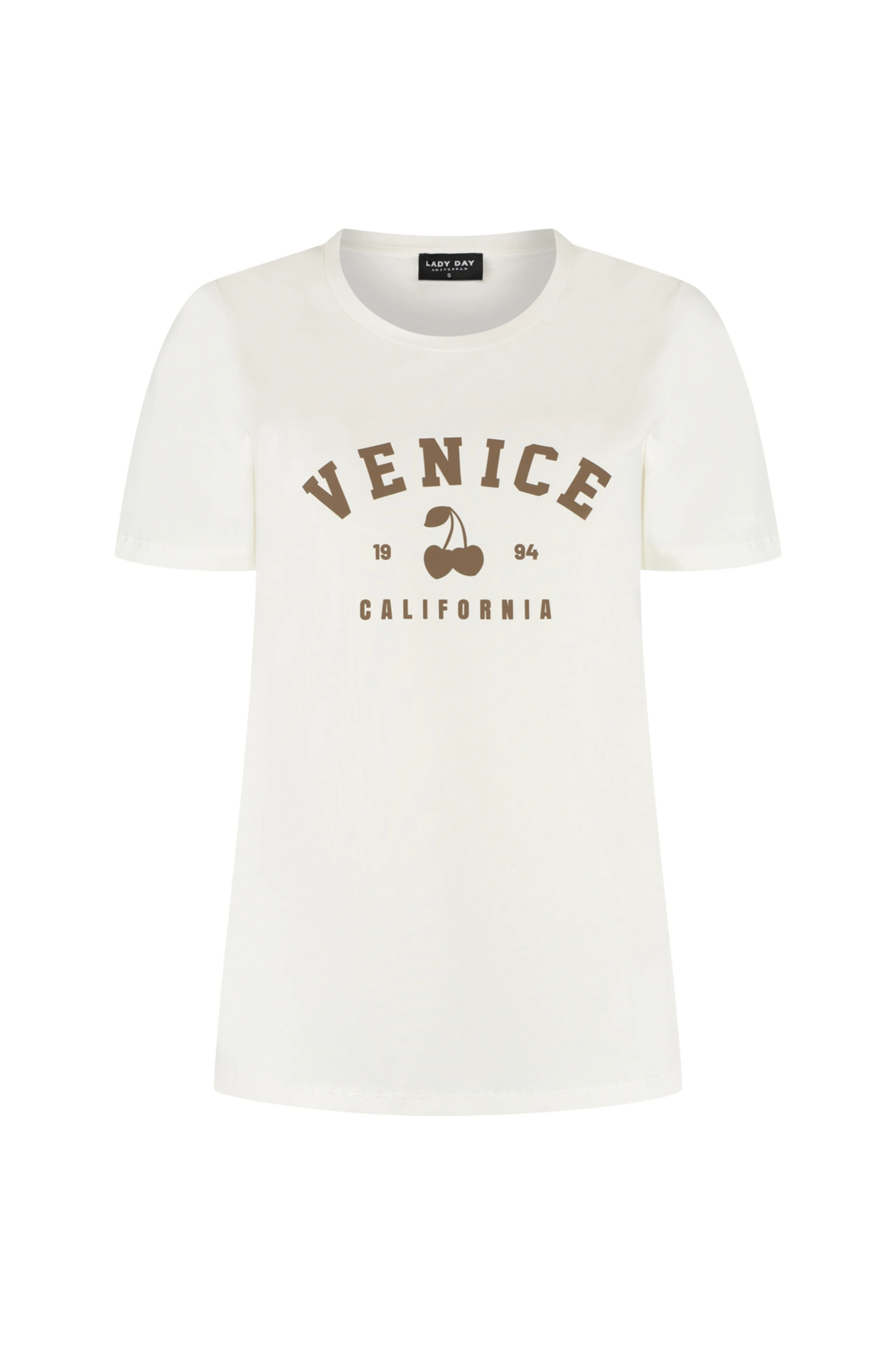 T-Shirt Cherry Simple White L21-201-3167 - Image 2