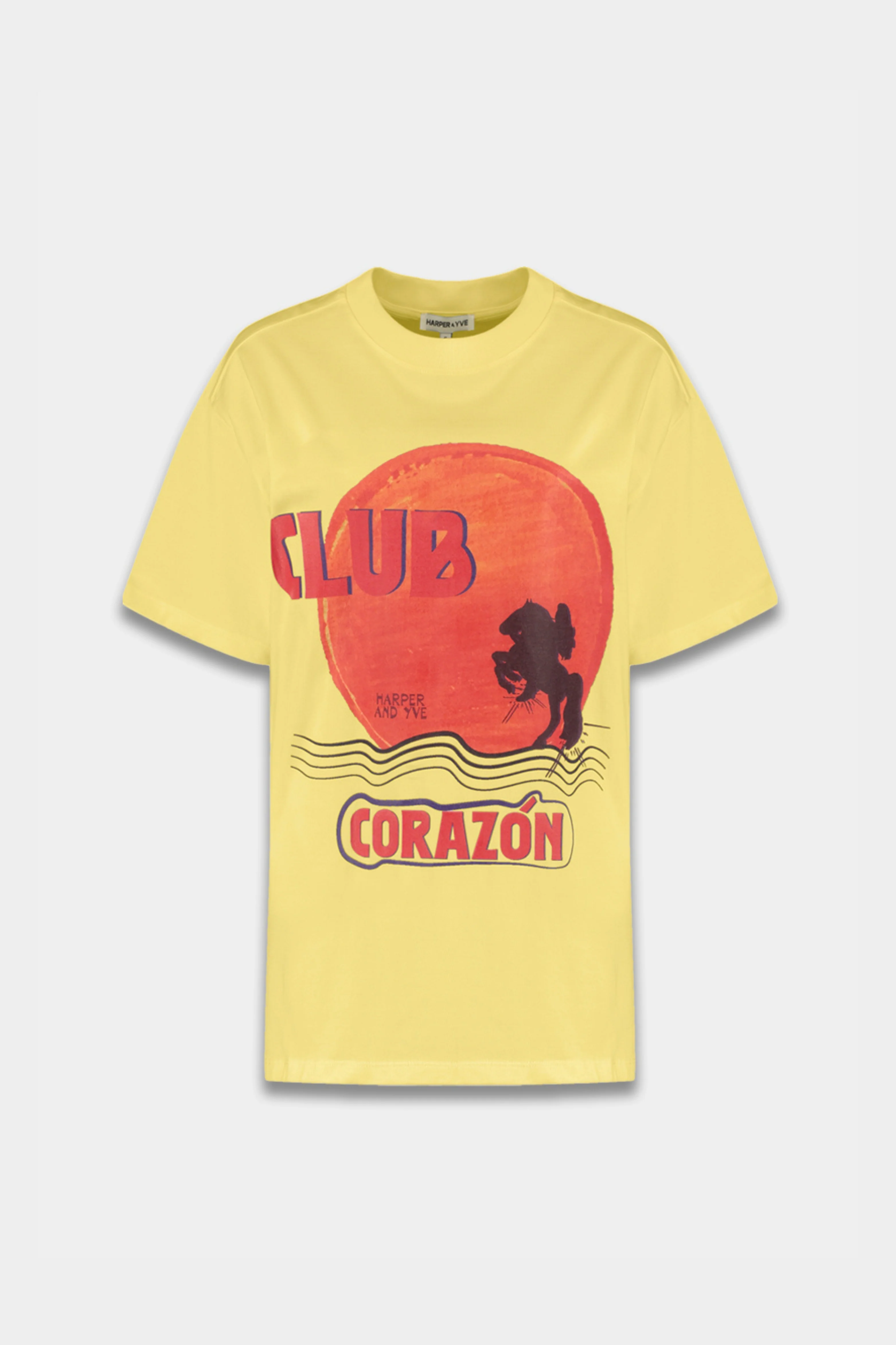 T-Shirt Clubcorazon Light Yellow SS6Y307 - Image 3