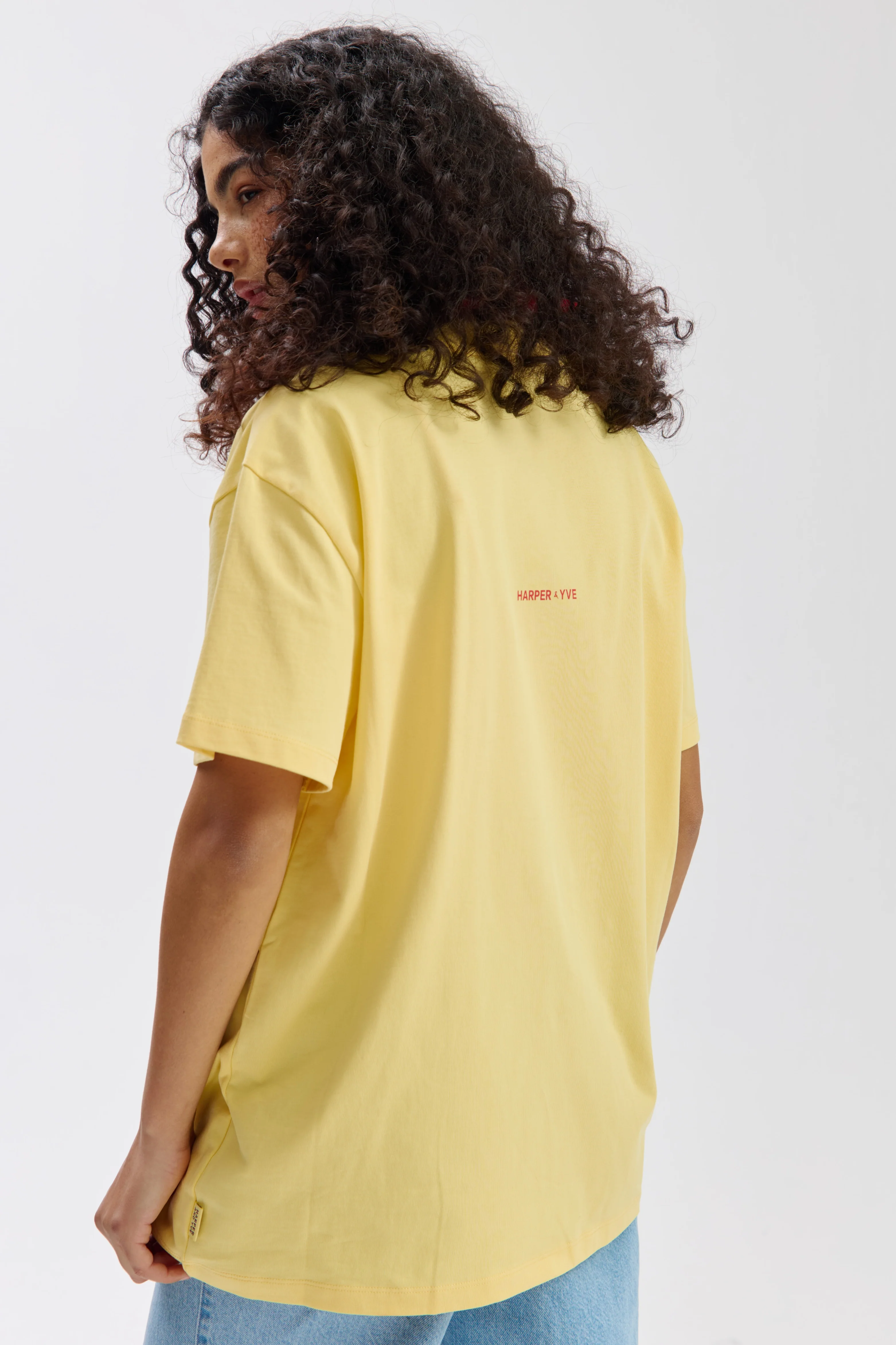 T-Shirt Clubcorazon Light Yellow SS6Y307 - Image 6