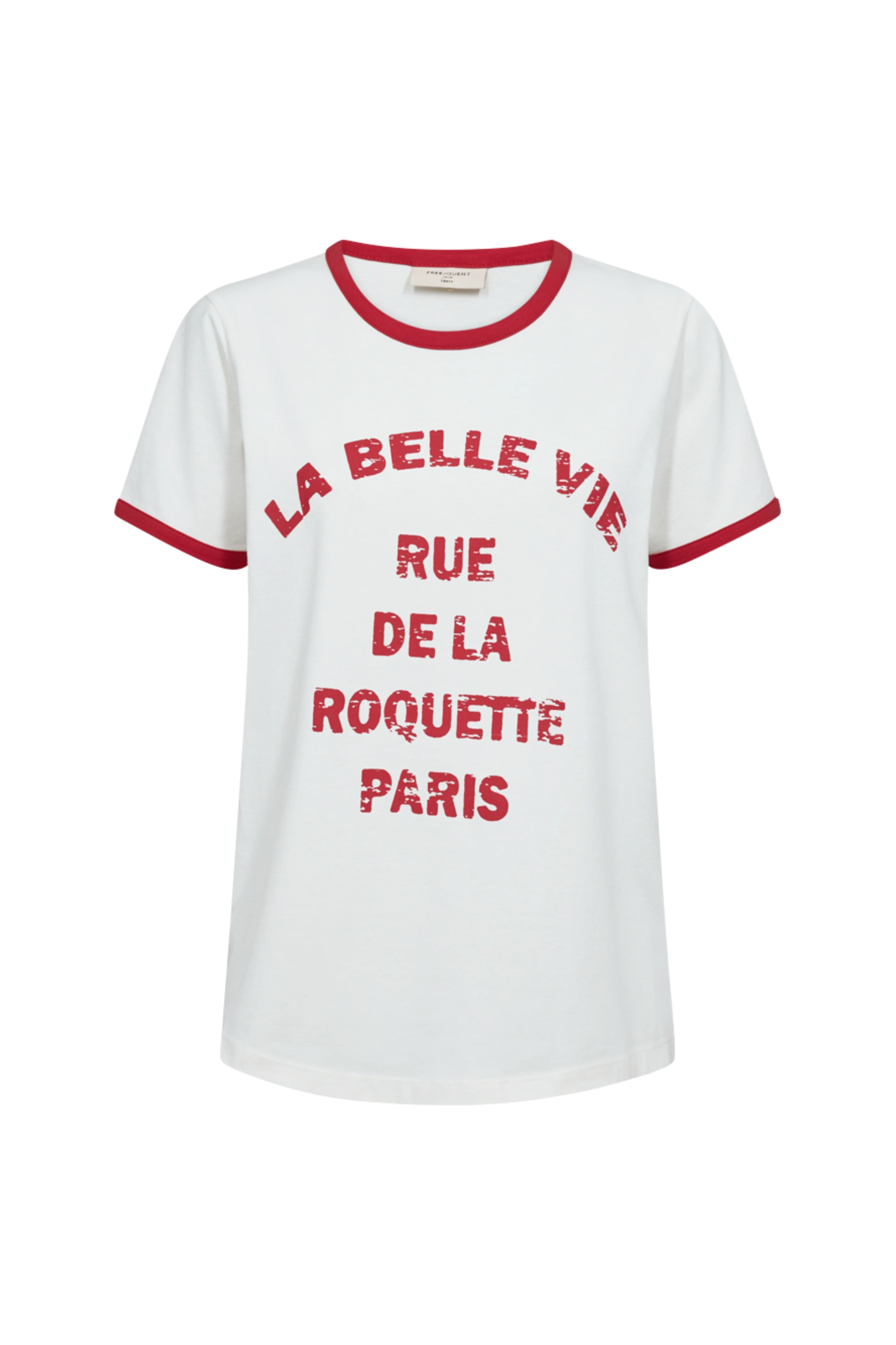 T-shirt Fqfenjal Star Offwhite True Red 207658 - Image 3