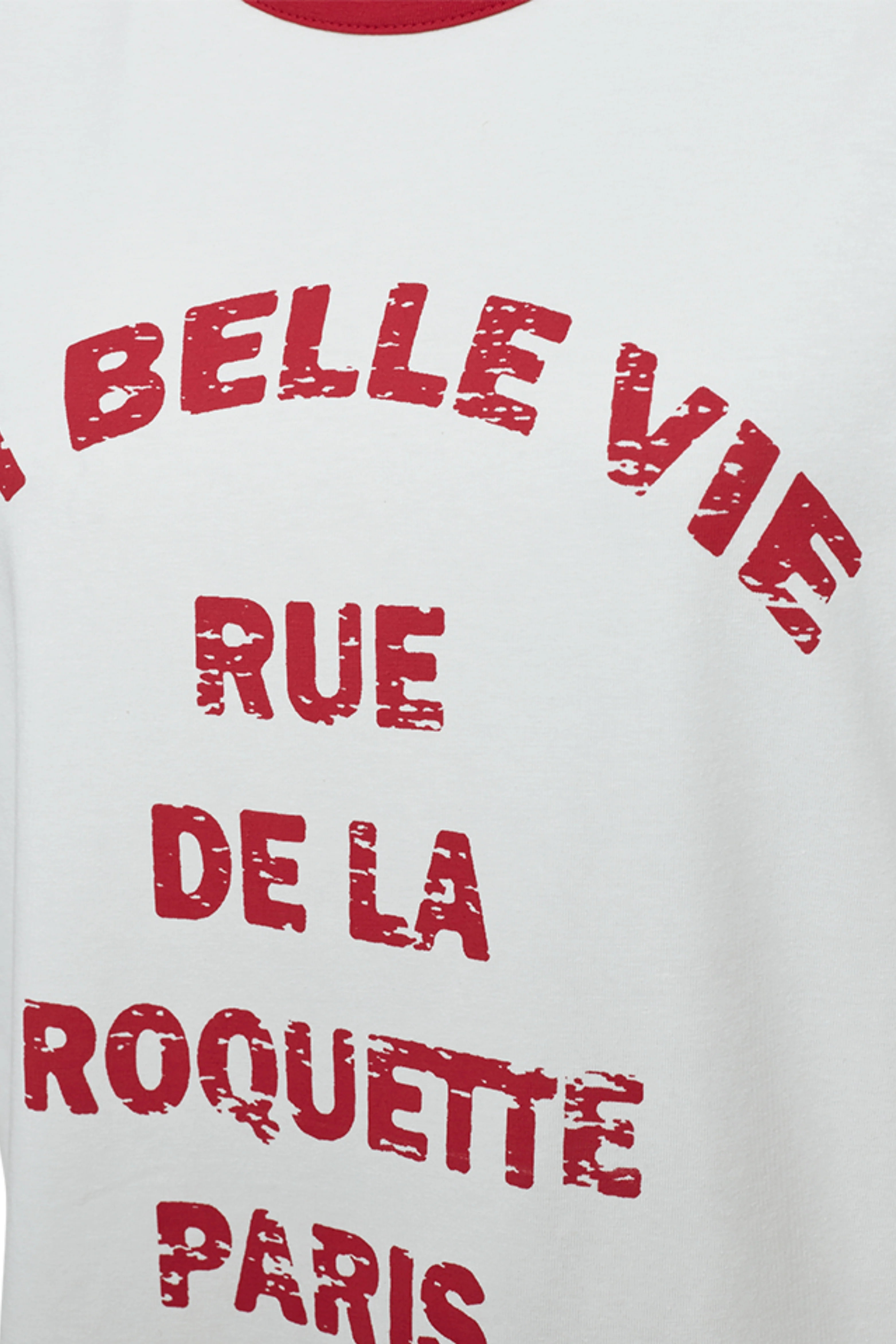 T-shirt Fqfenjal Star Offwhite True Red 207658 - Image 6