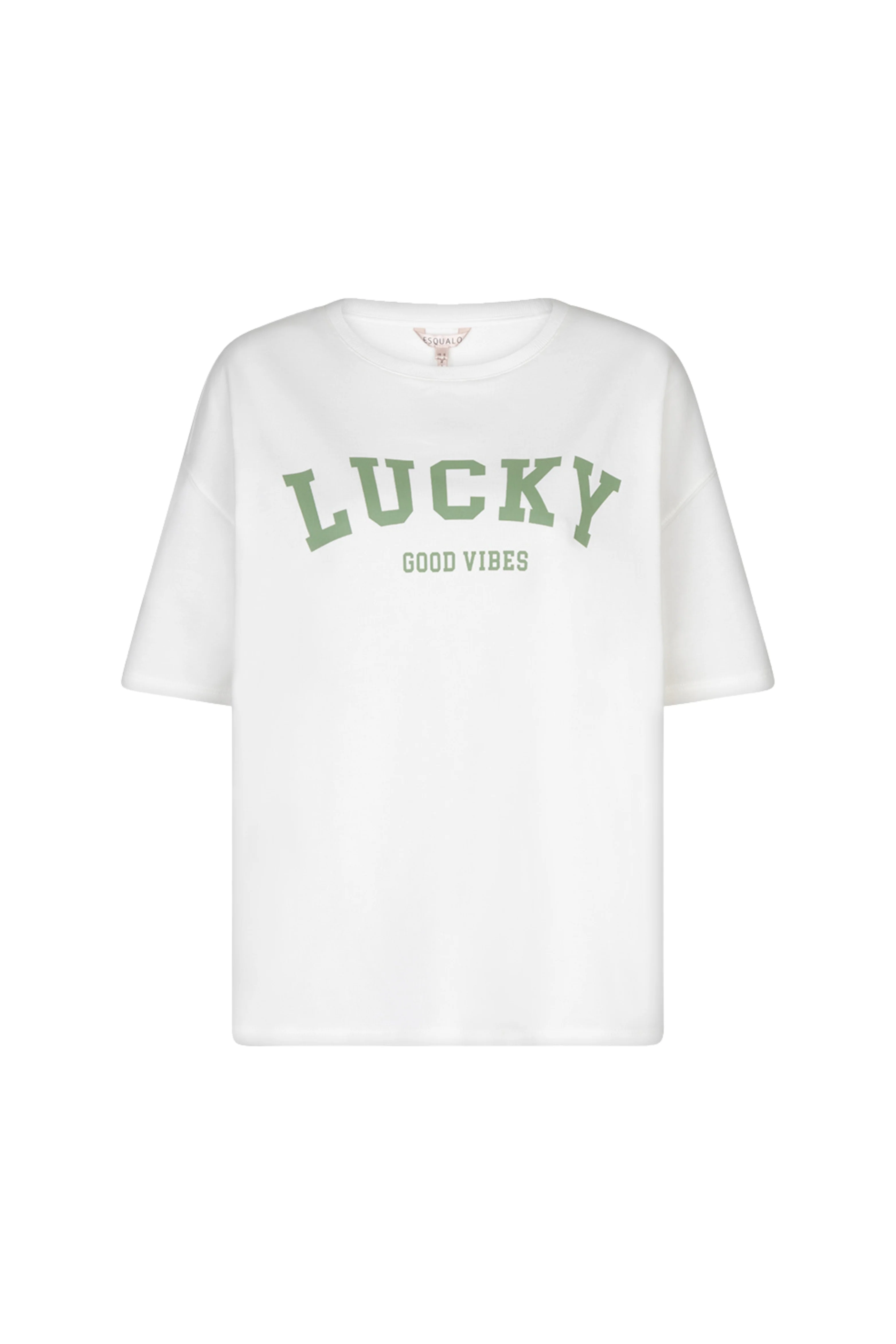 T-shirt French Terry Offwhite Green HS26.05215 - Image 2
