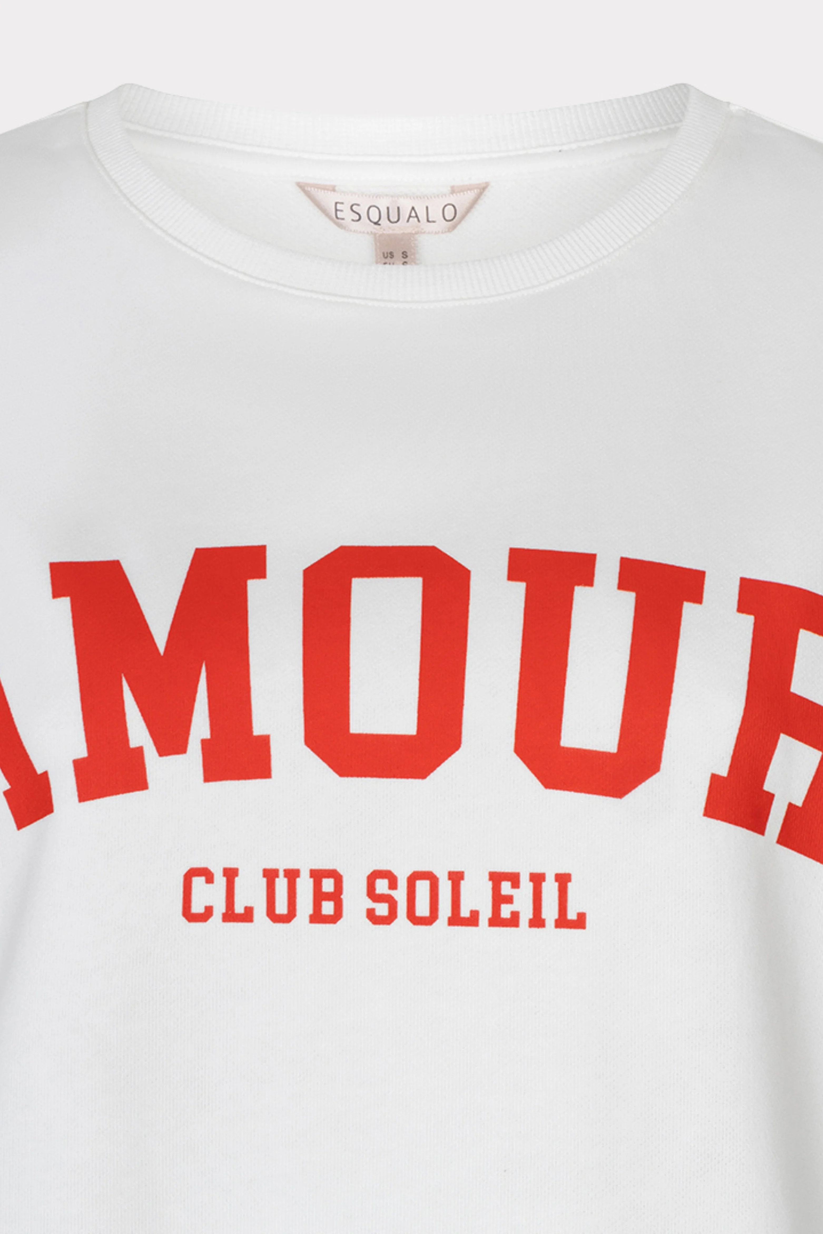 T-shirt French Terry Offwhite Red HS26.05215 - Image 8