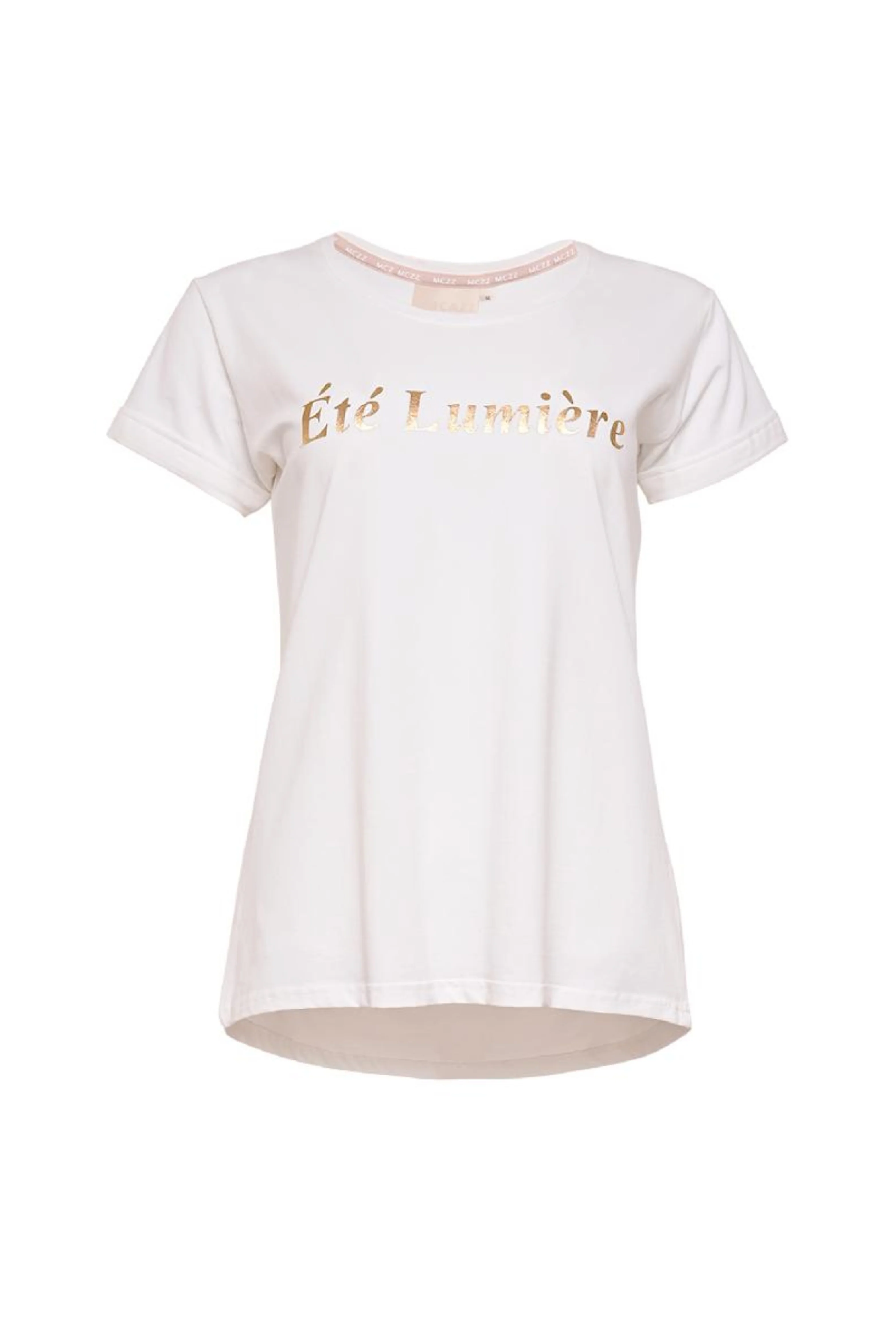 T-shirt Onora Offwhite Gold - Image 2