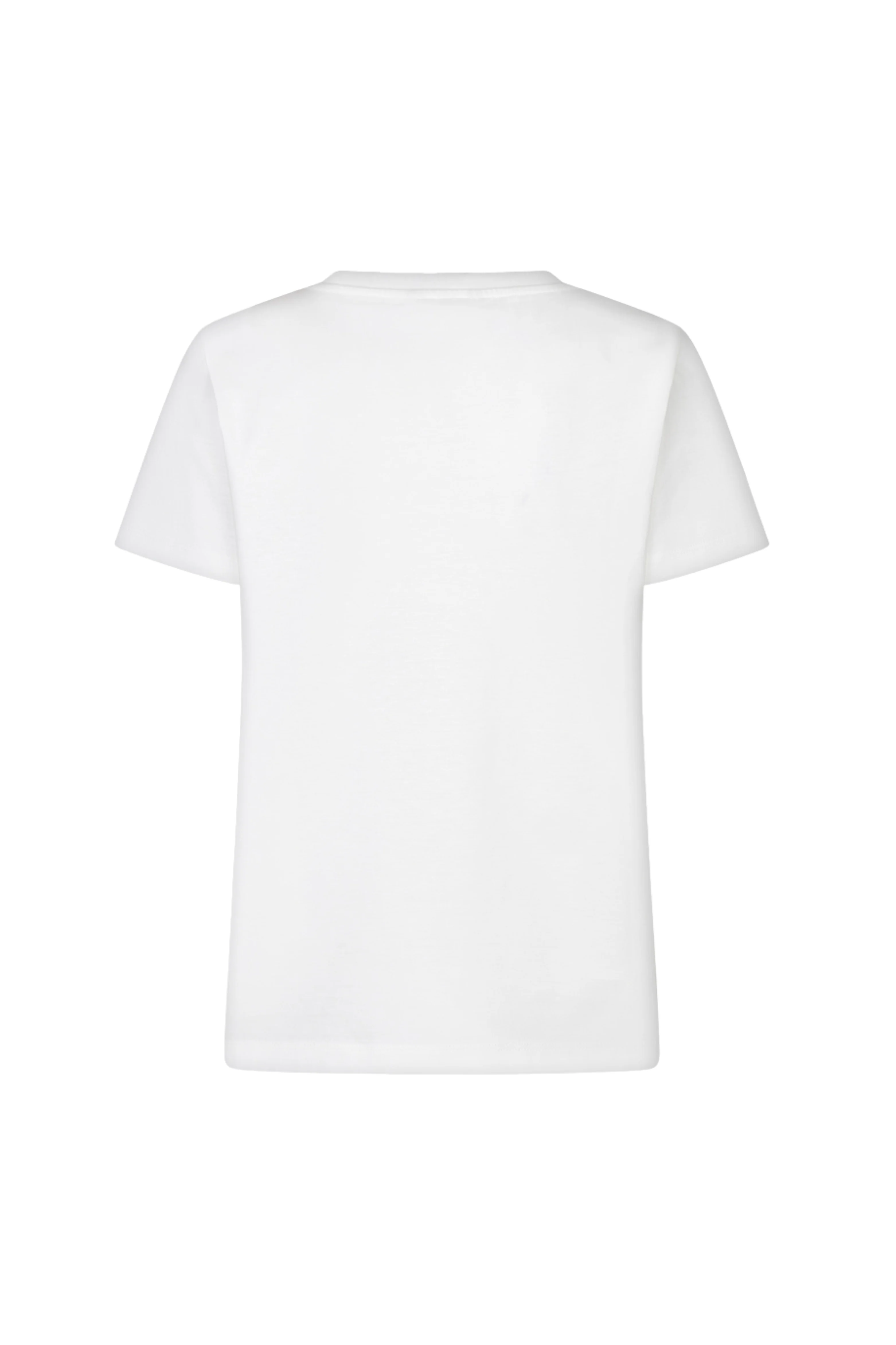 T-shirt Palm Esq Embroidery Offwhite Green HS26.05202 - Image 3