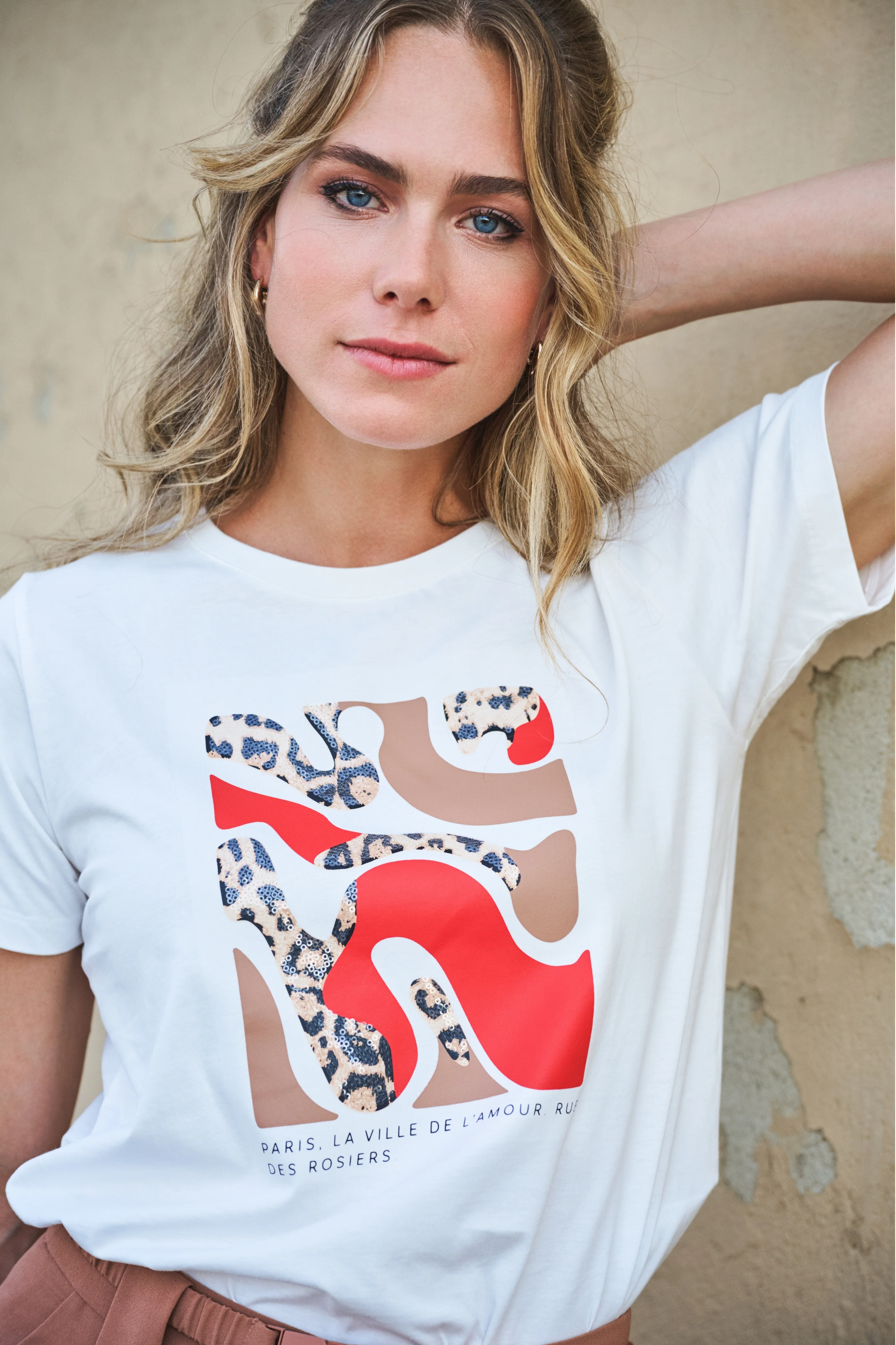 T-shirt Paris Offwhite Red SP26.05014 - Image 2