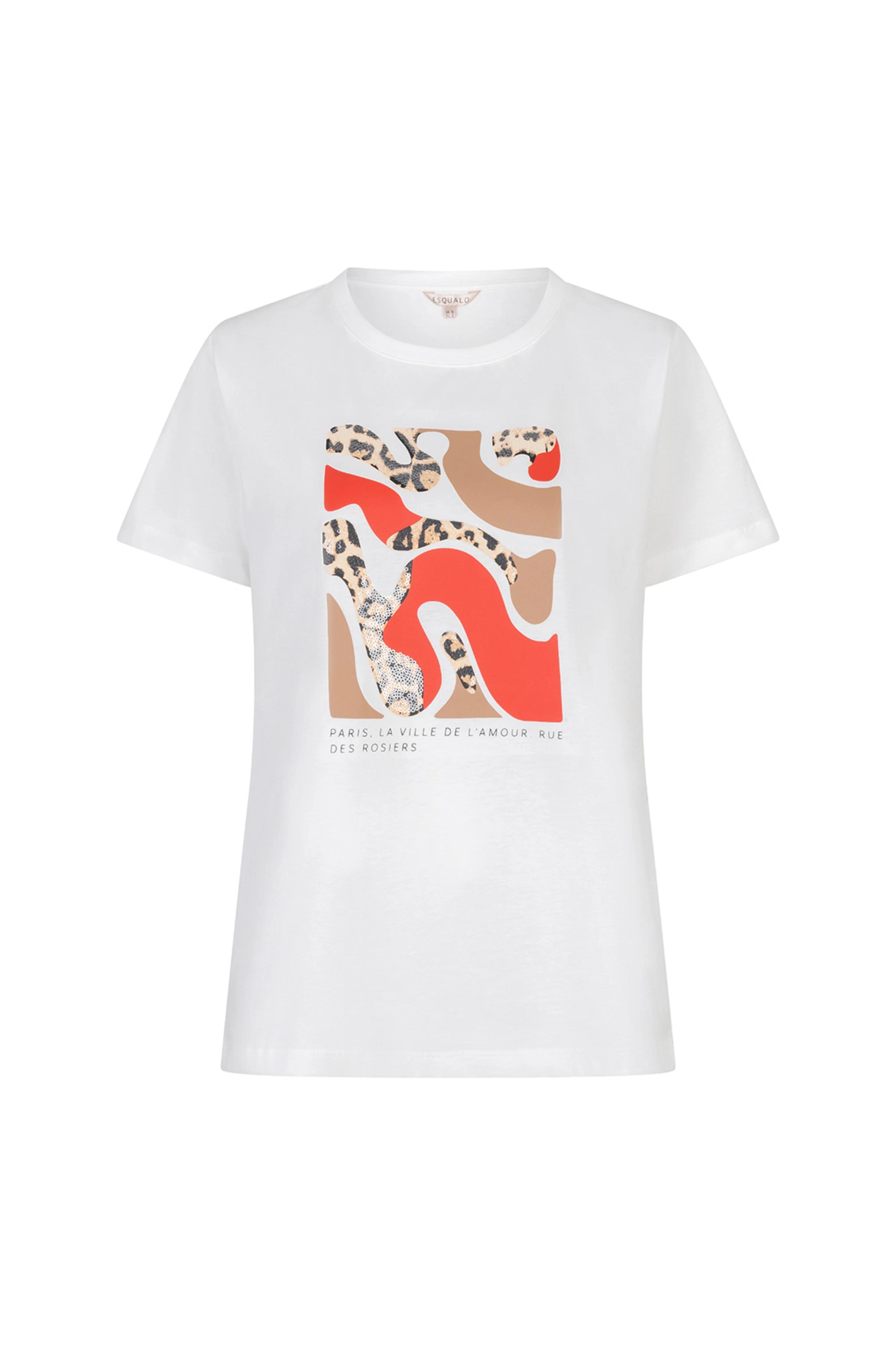 T-shirt Paris Offwhite Red SP26.05014 - Image 5