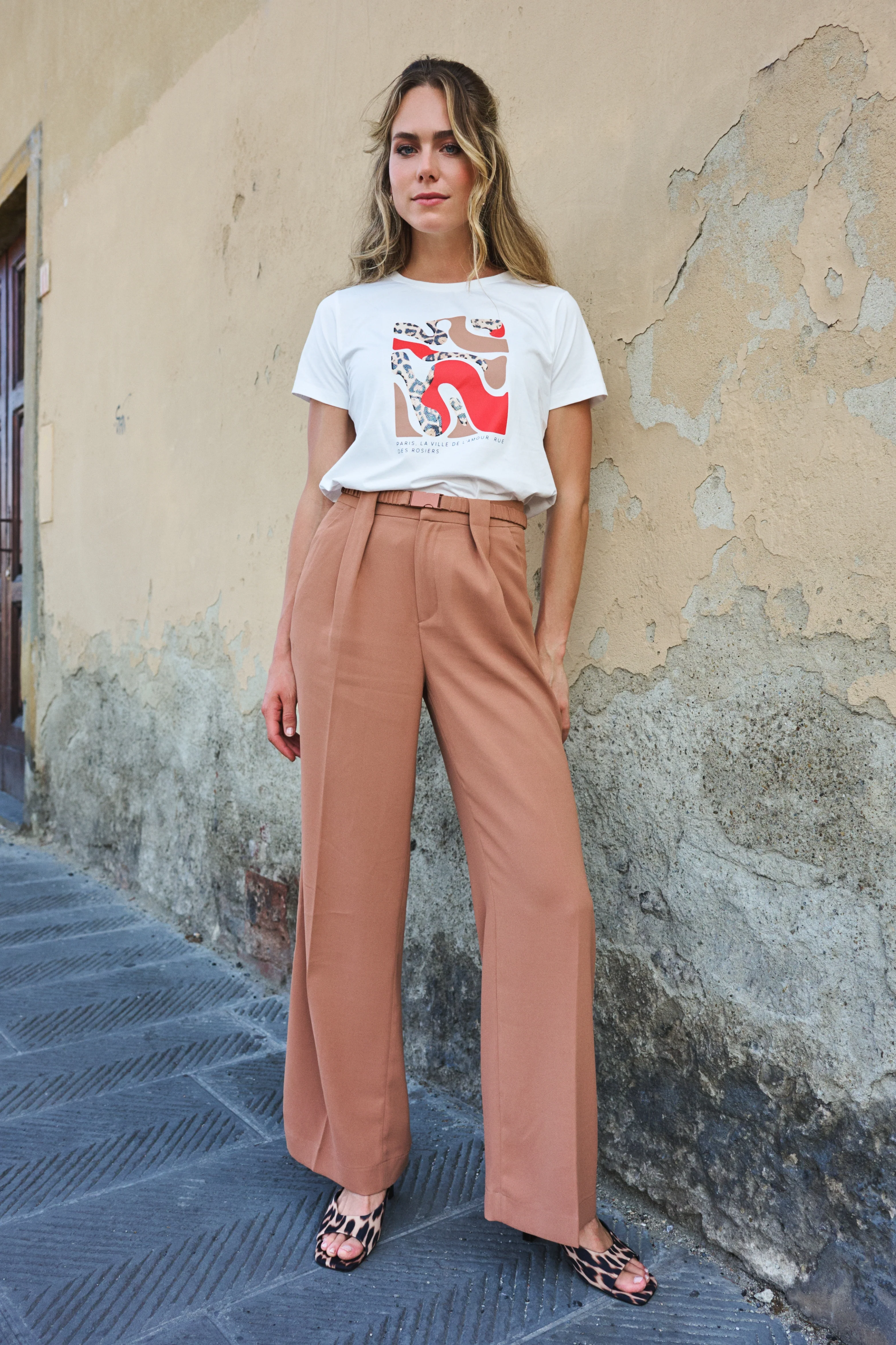 T-shirt Paris Offwhite Red SP26.05014 - Image 9