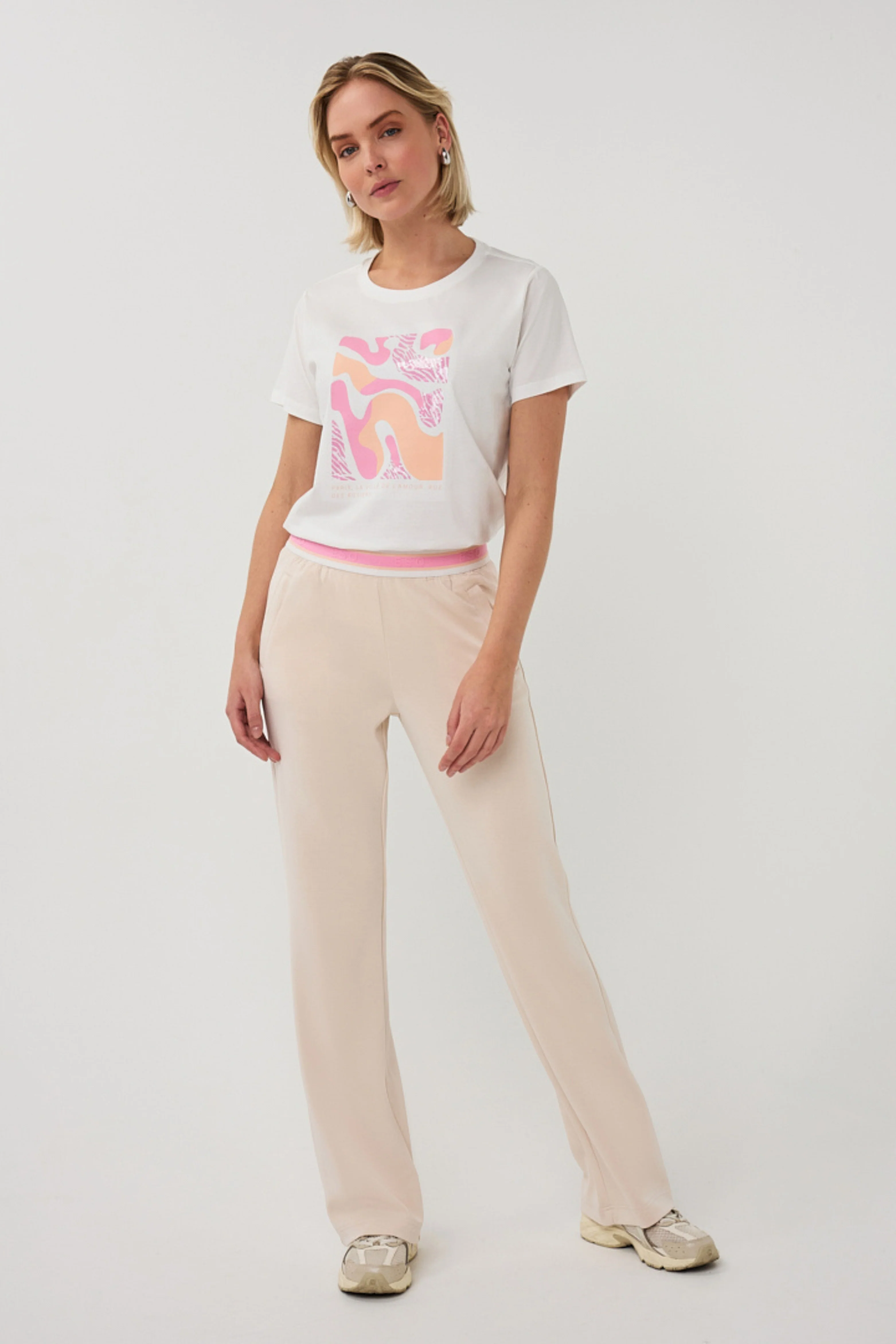 T-shirt Paris Offwhite Rose SP26.05014 - Image 7