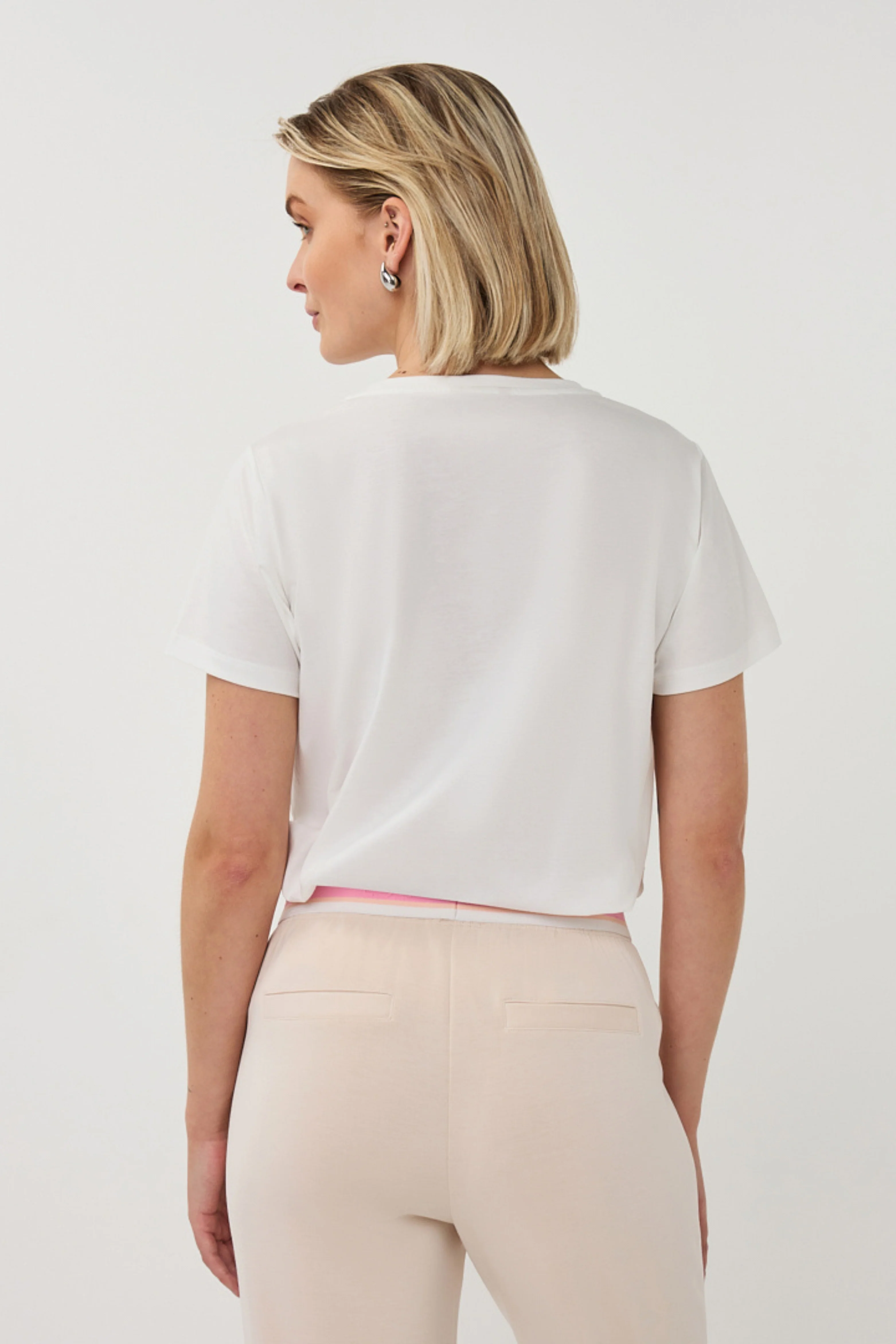 T-shirt Paris Offwhite Rose SP26.05014 - Image 9