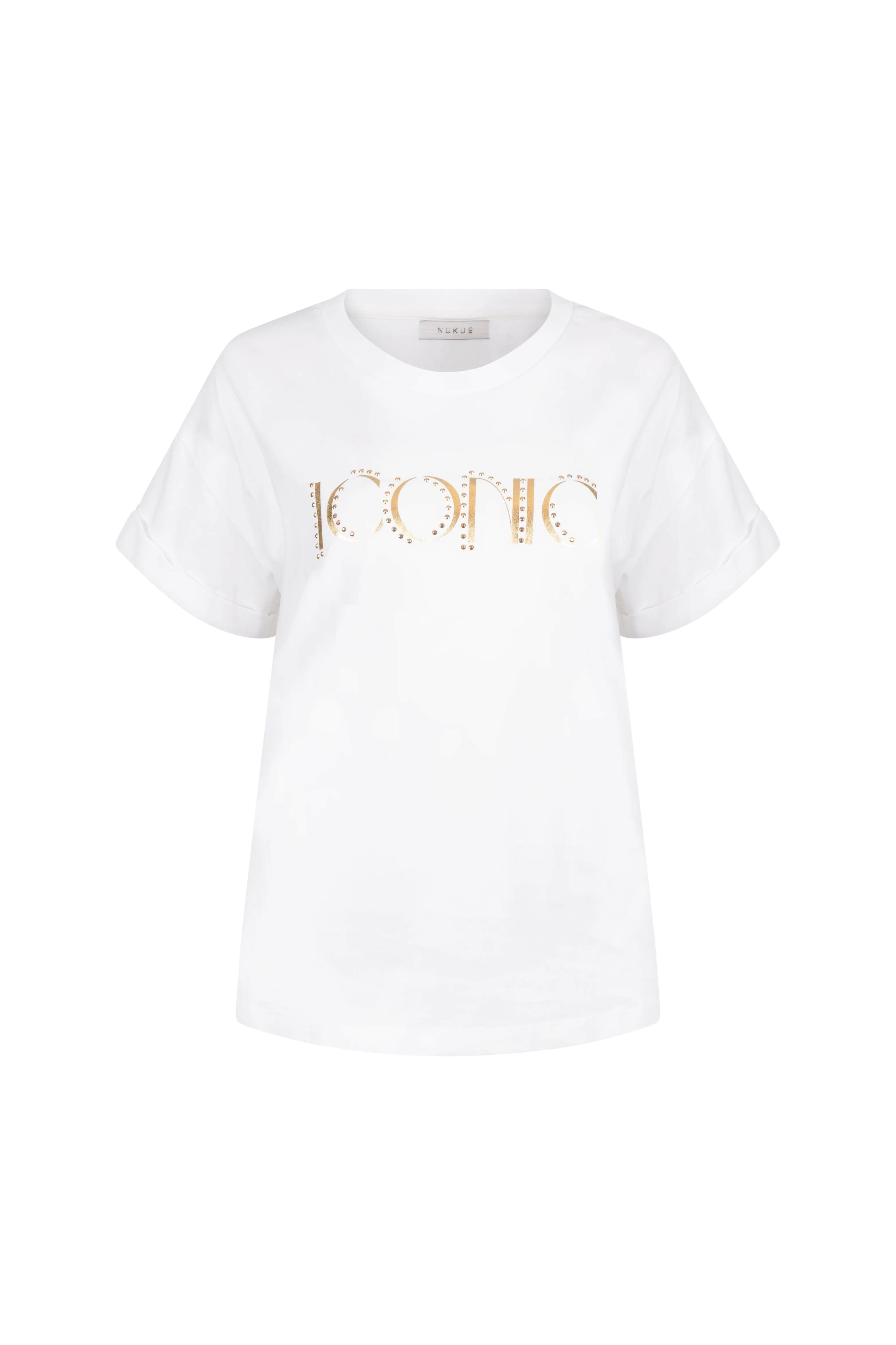 T-shirt Reese Iconic Offwhite Gold NKS04025 - Image 3