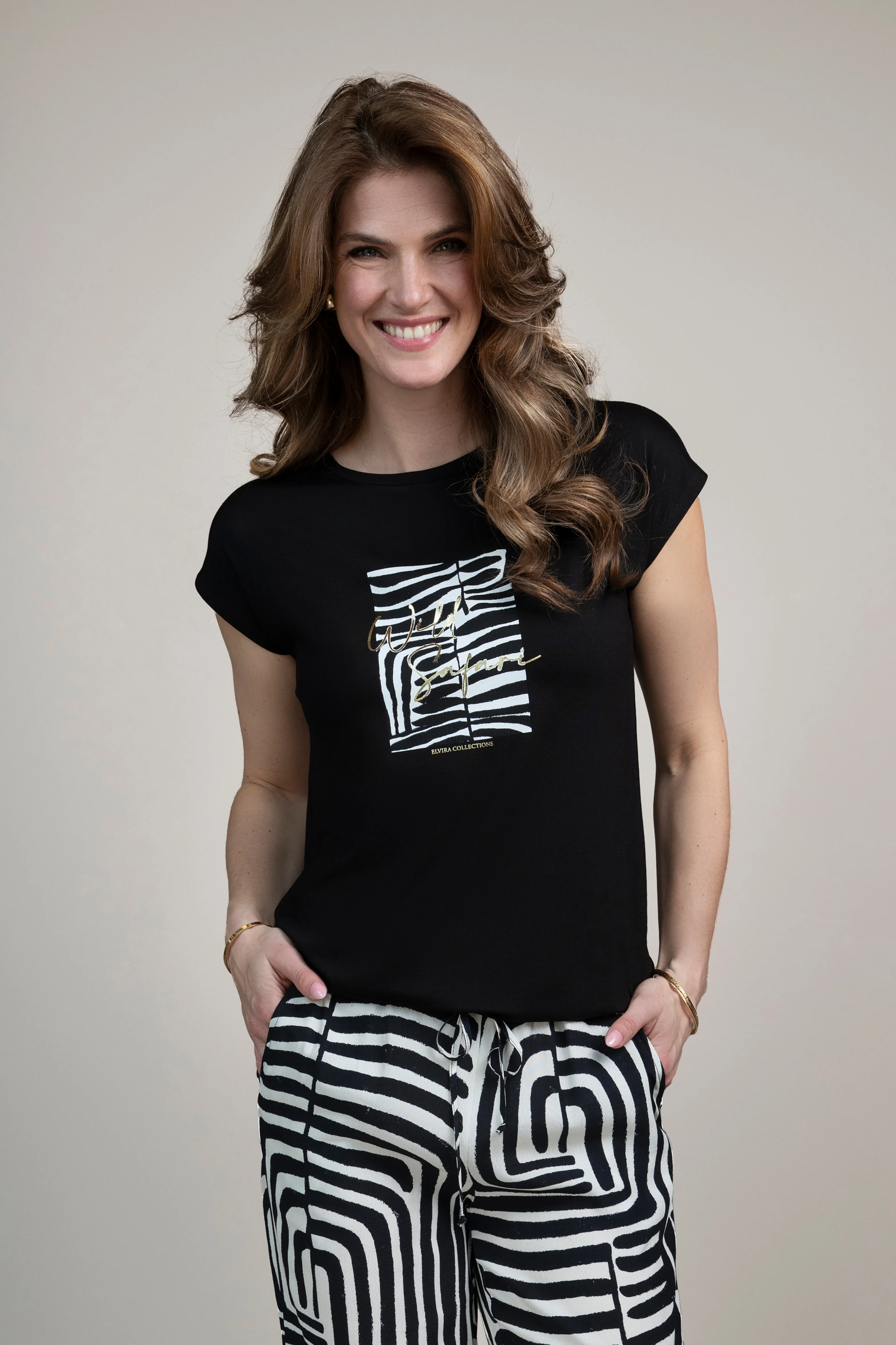 T-shirt Safari Black