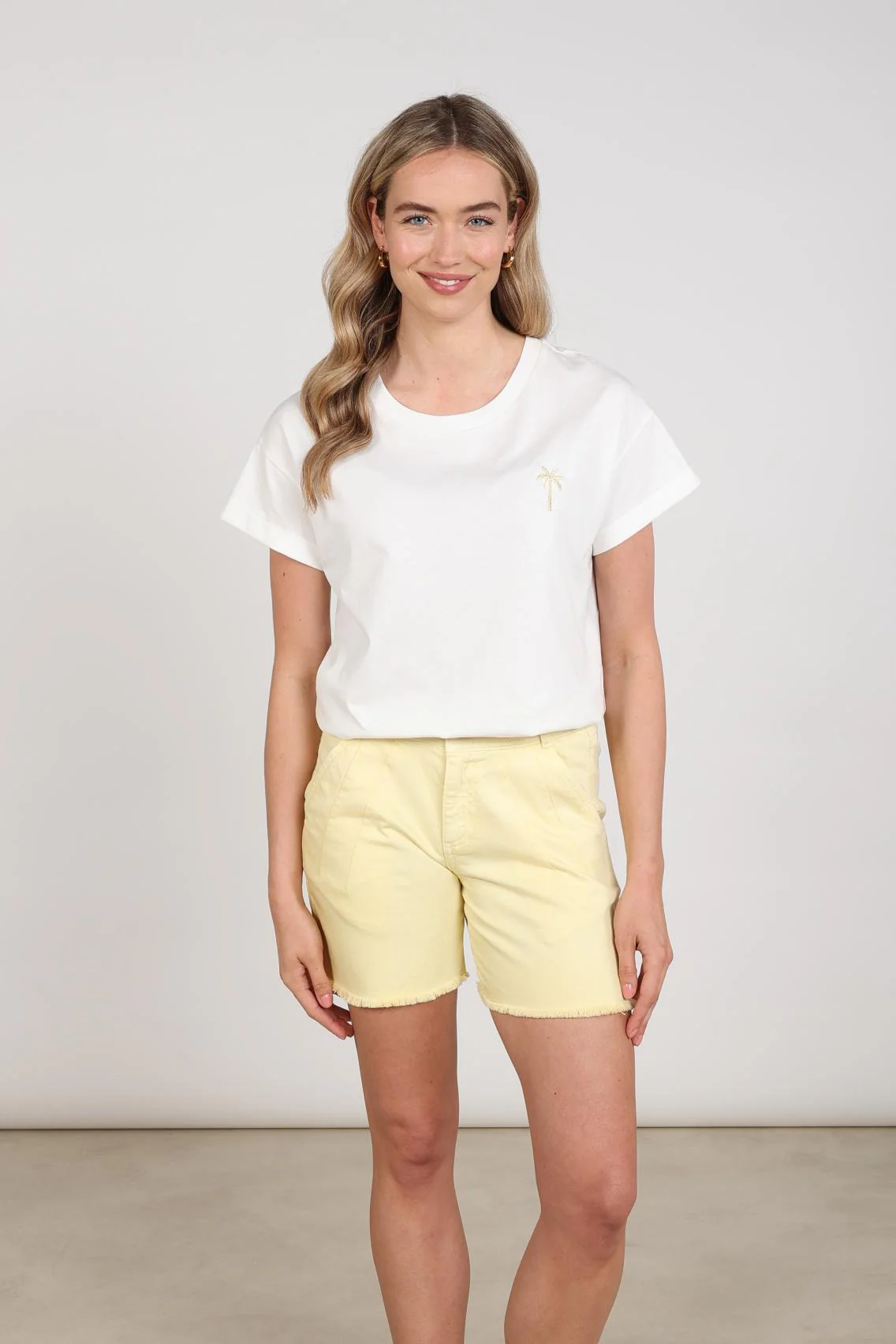 T-shirt Sammie Backprint Offwhite NKS04016