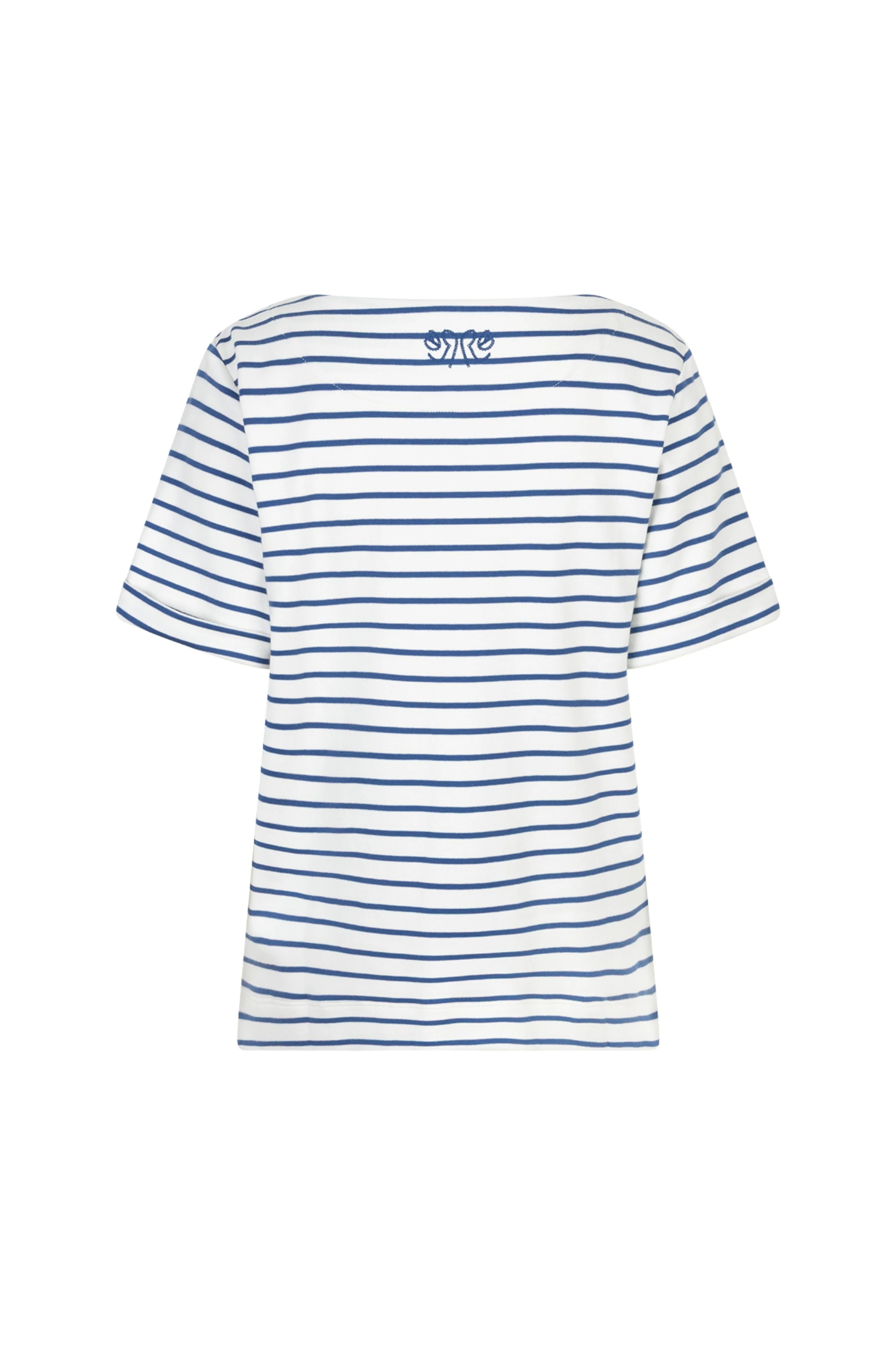 T-shirt Terry Stripe Jeans Blue SRB4754 - Image 4