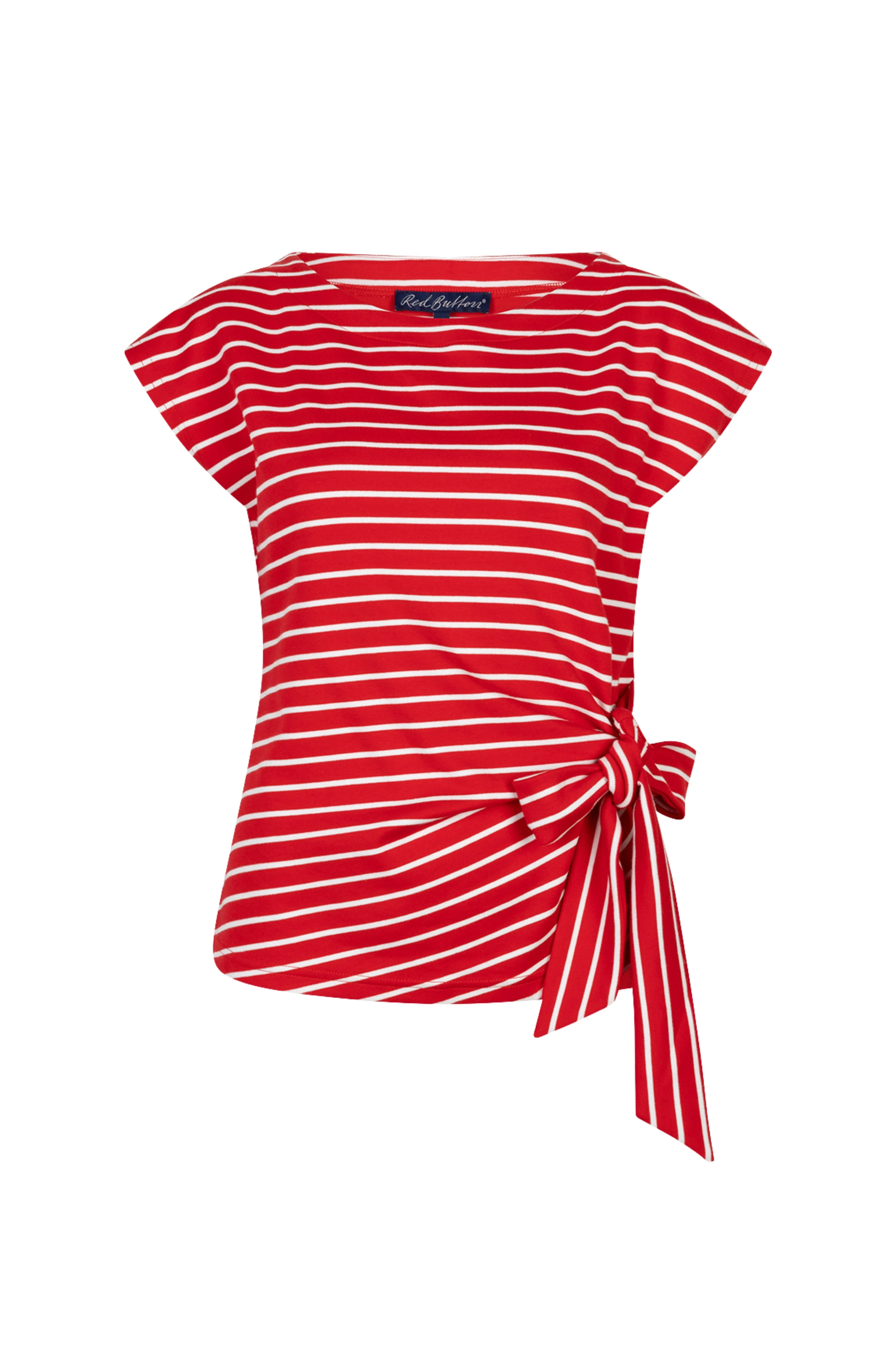 T-shirt Terry Stripe Knot Red SRB4759 - Image 4
