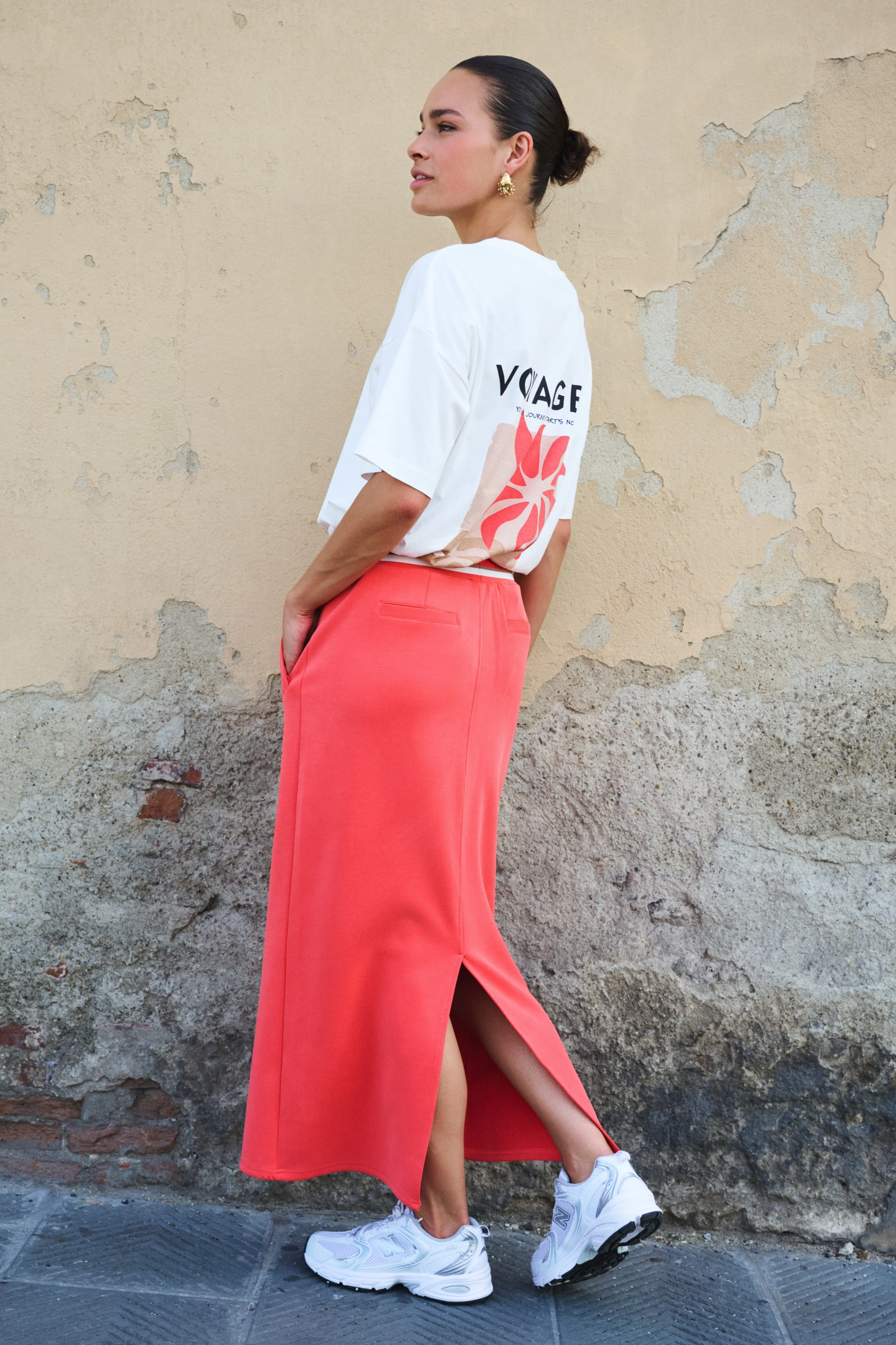 T-shirt Voyages Offwhite Red SP26.05015 - Image 7